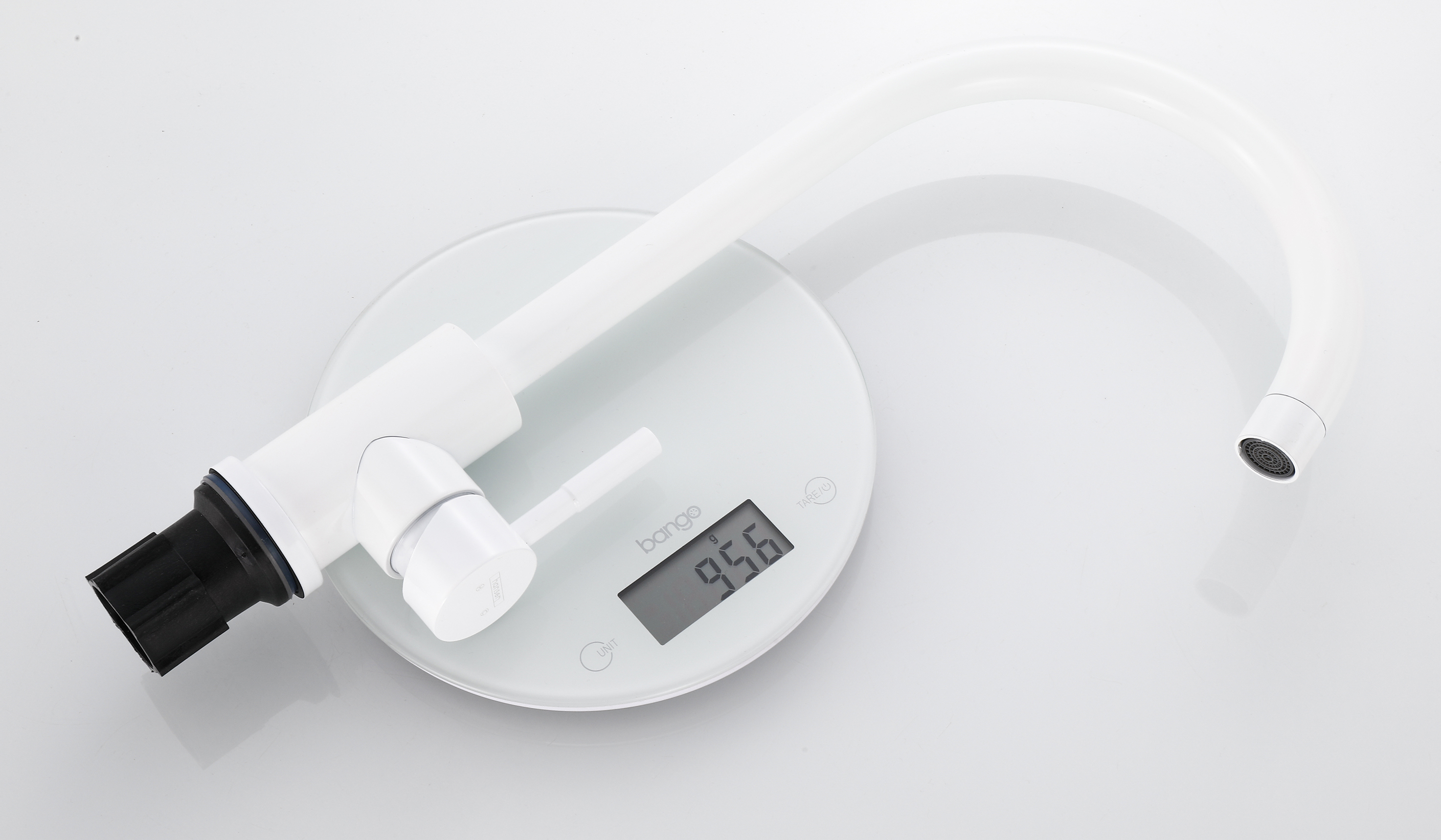 53304-F Смес. из НЕРЖ. для кух. (БЕЛЫЙ) HANSEN  (10/1шт)