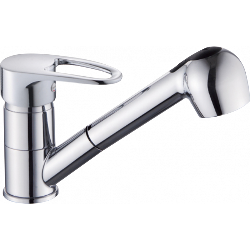 40024 Смеситель для кухни с ВЫД. лейкой HANSEN  (10/1шт)