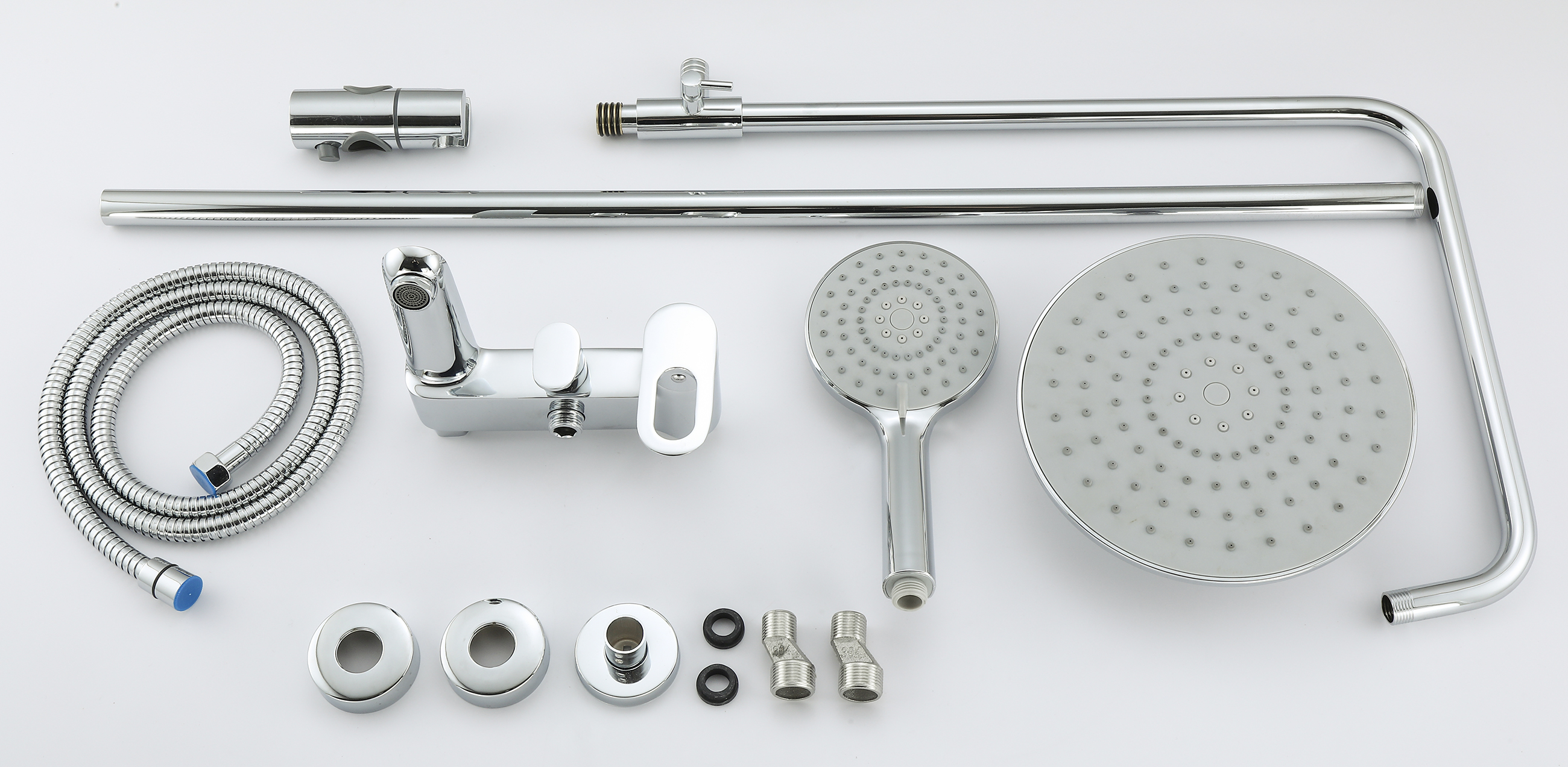 33018 Однорукий душевой релинг (ХРОМ)  HANSEN  (5/1шт)