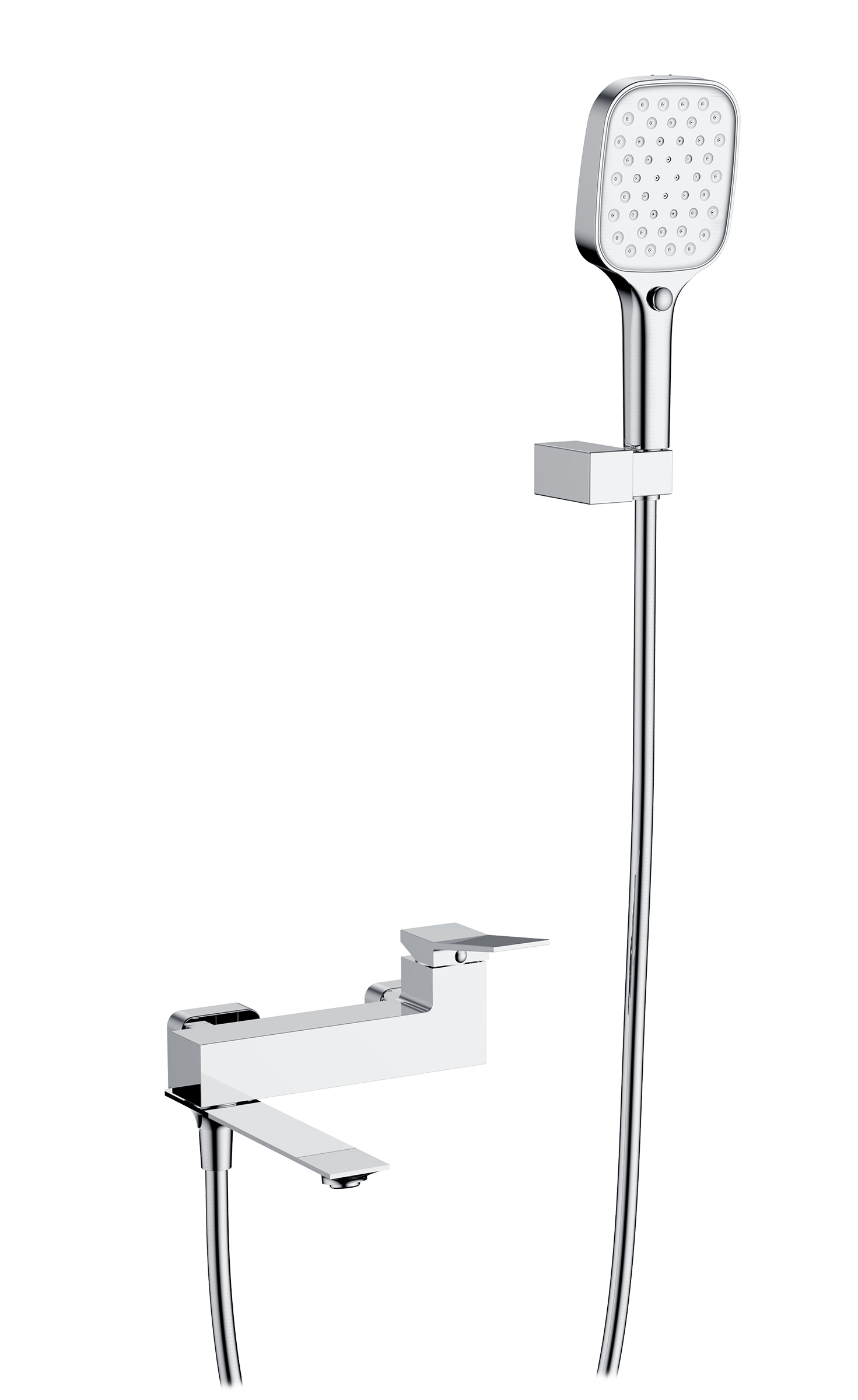 05132 Смеситель од. для ванны кор. (ХРОМ)  GANZER  (8/1шт)