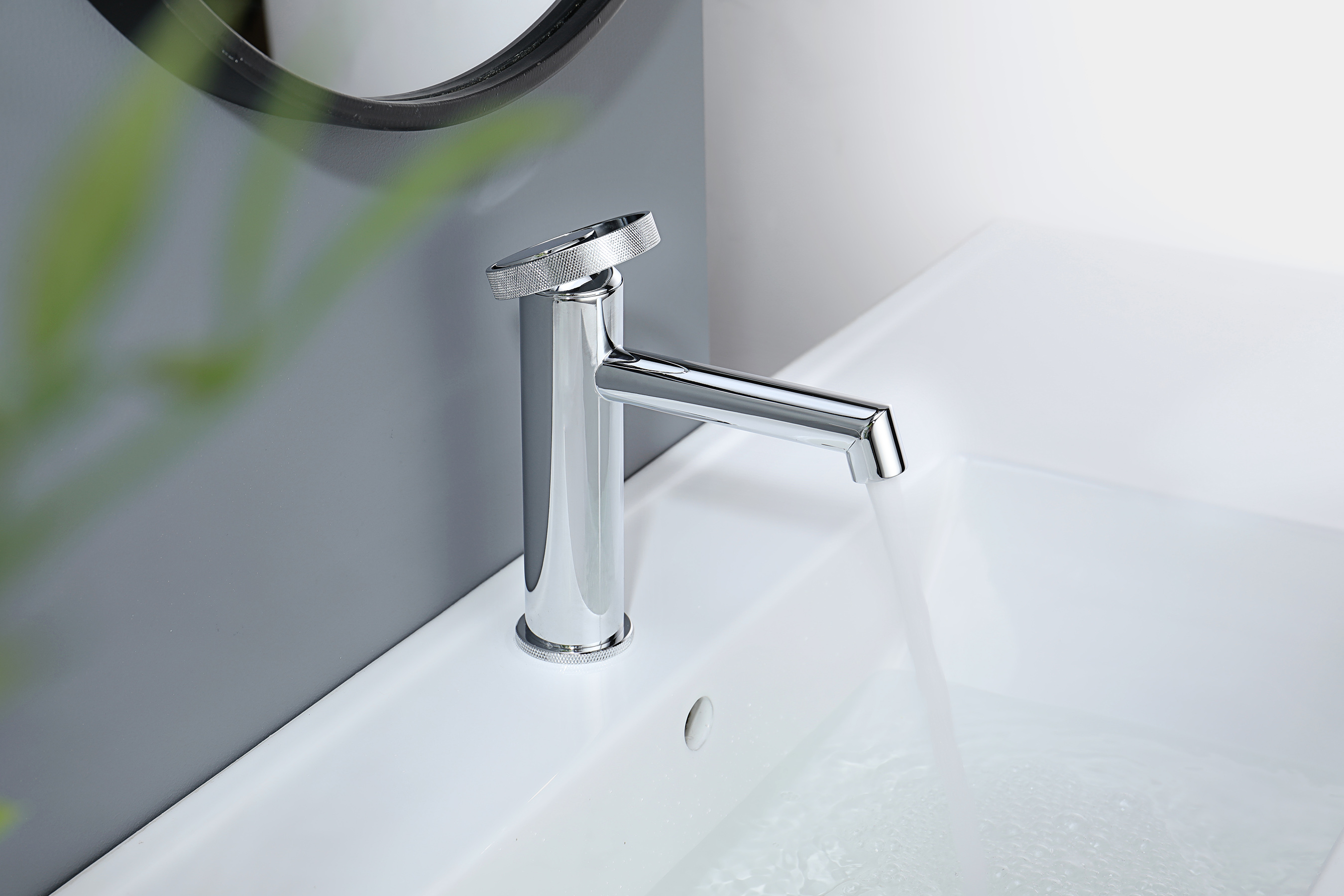 19111 Смеситель од. для раковины (ХРОМ) GANZER (10/1шт)