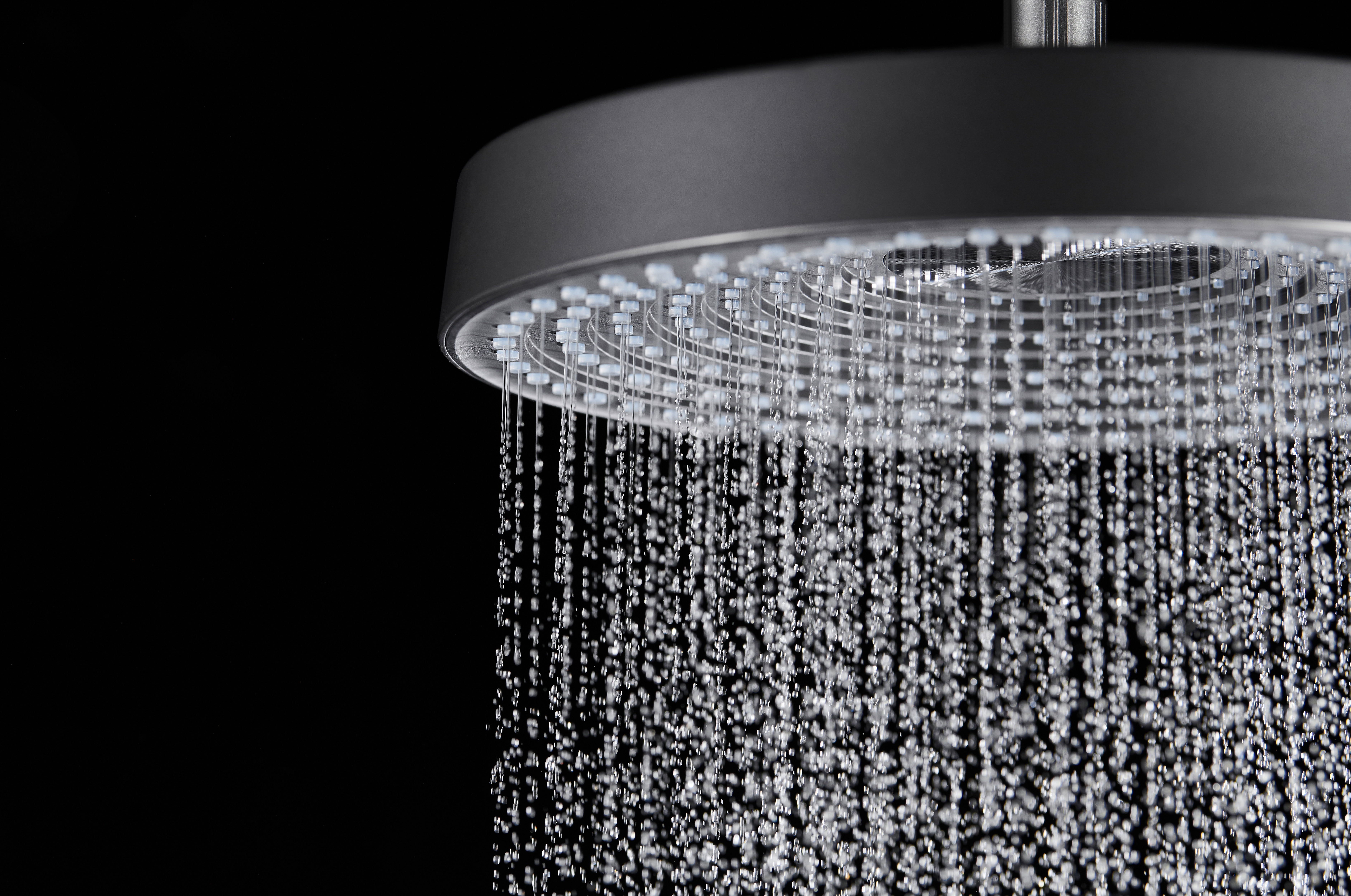 10529-Q Тропическая лейка, круглая 30см (ГРАФИТ)  GANZER  (12/1шт)