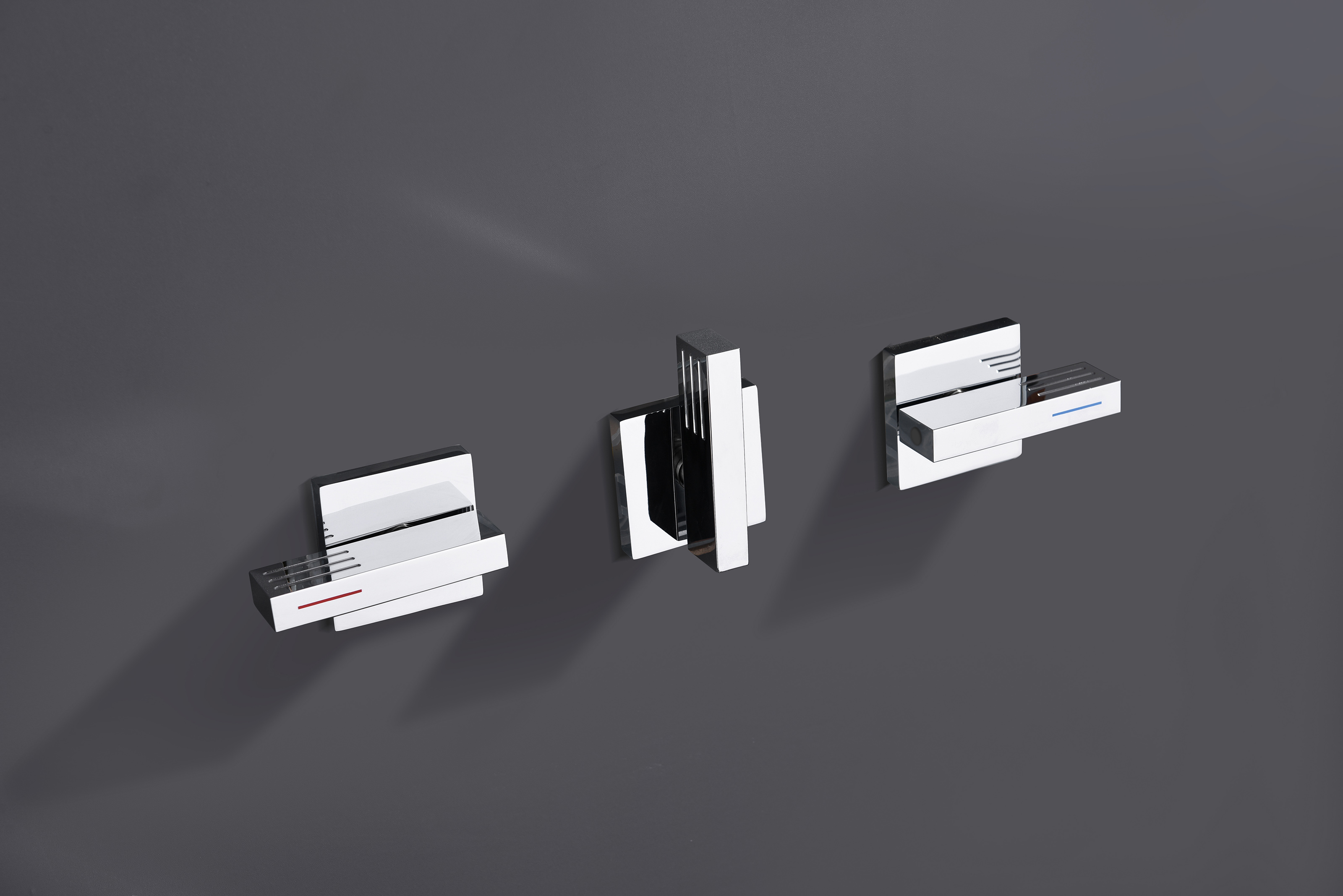 01165 Смеситель встраиваемый для душа с 3-функ. (ХРОМ) GANZER (6/1шт)