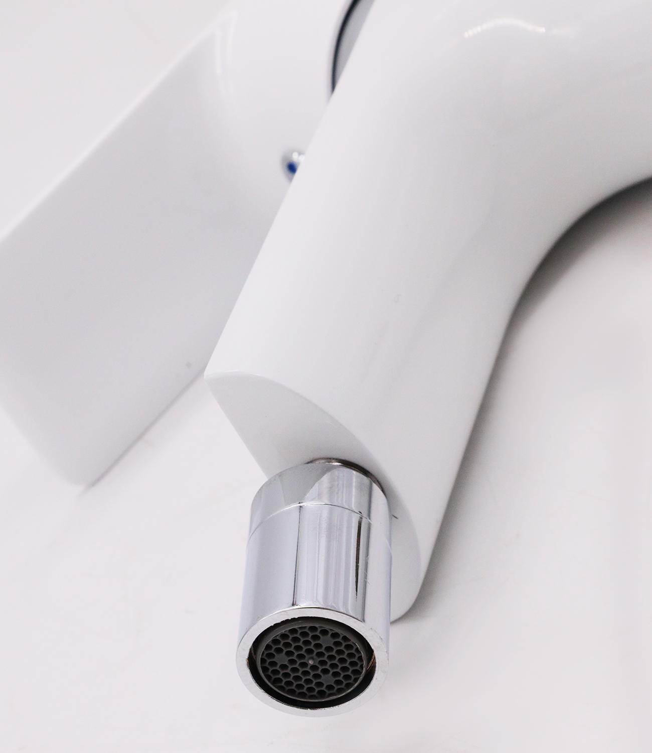 21051-F Смеситель для биде (бел.+хром) "GANZER"  (10/1шт) Л/К