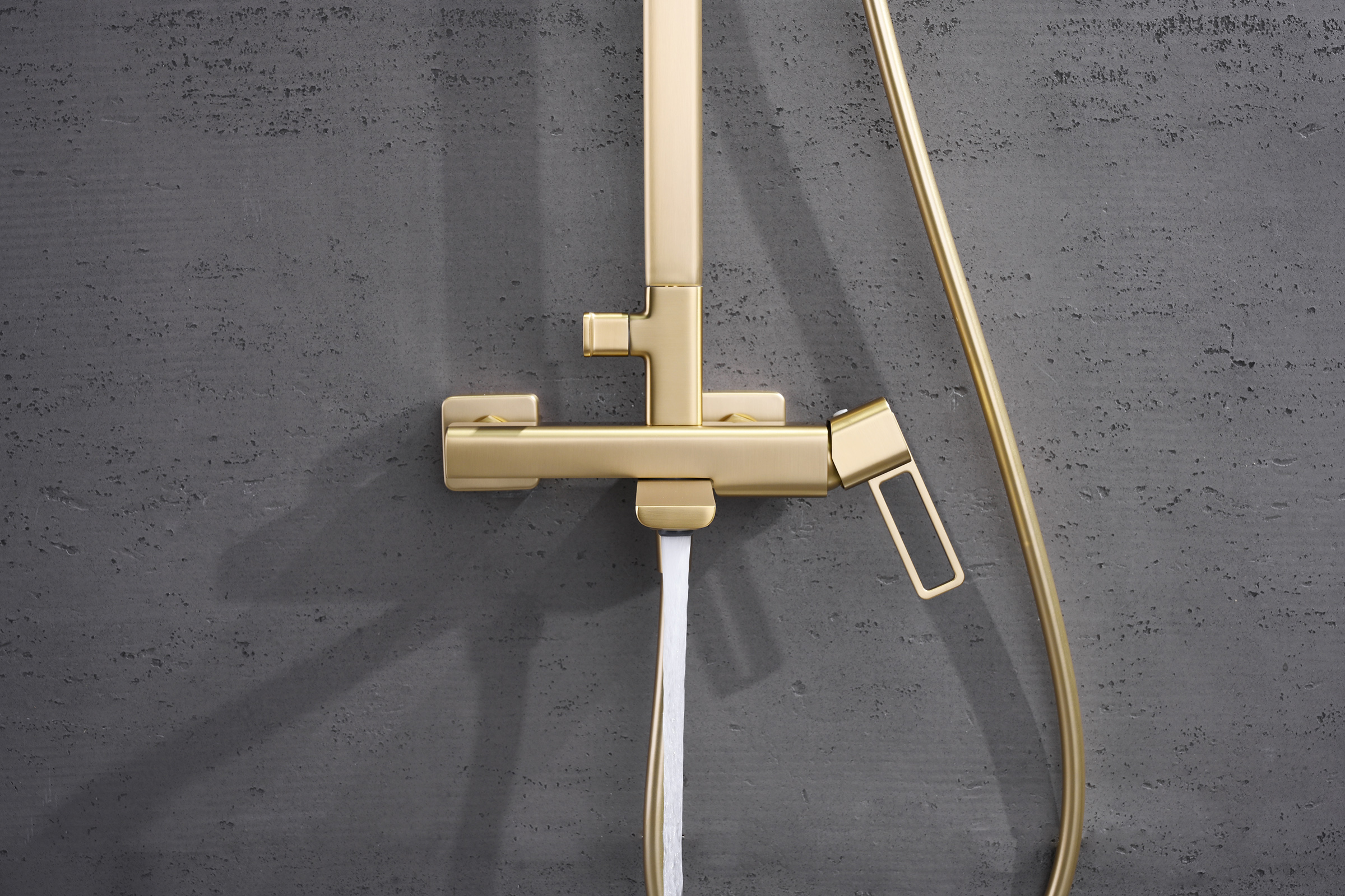 12163-S Душевая система (Мат. Золото) GANZER (5/1шт)