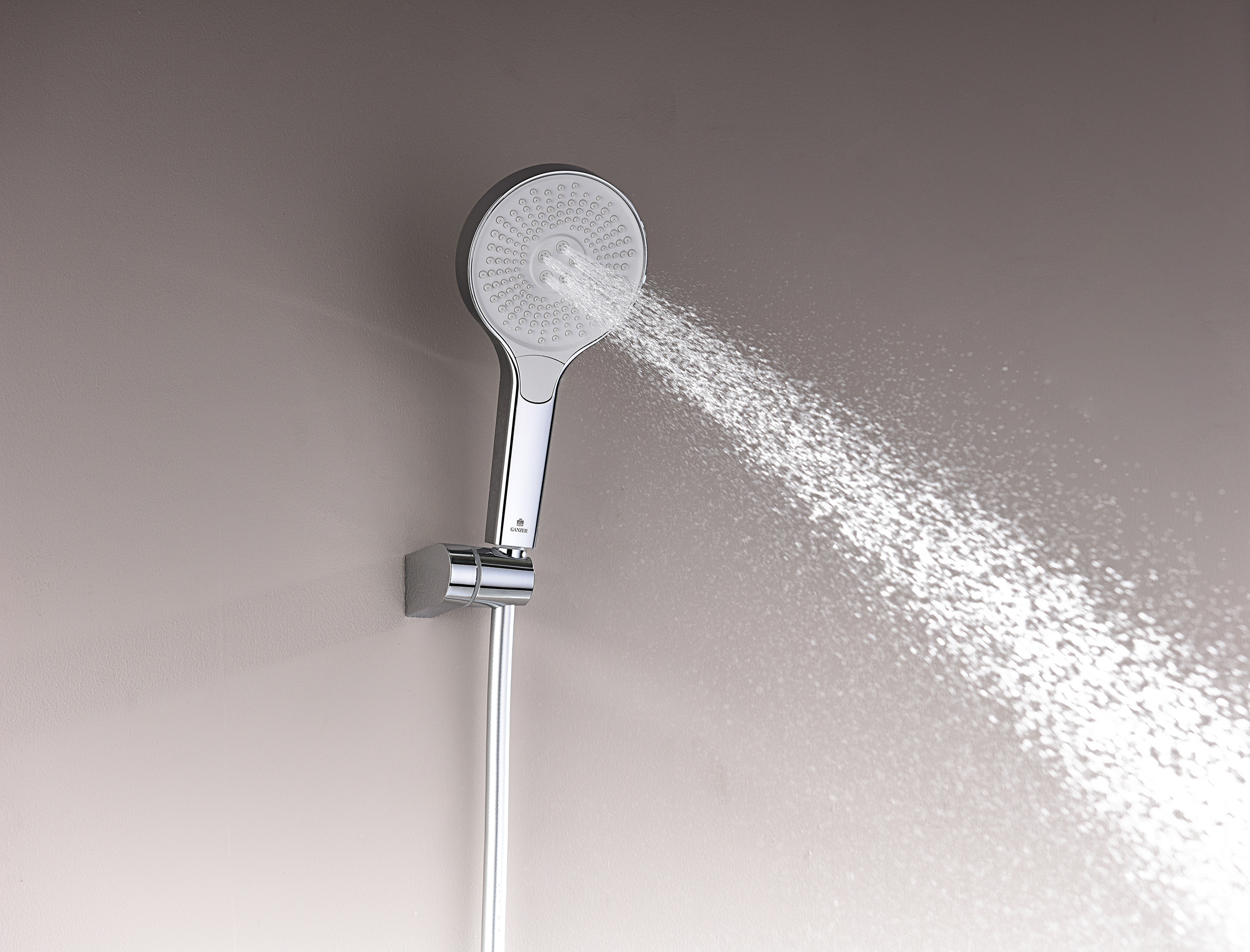 06165 Смеситель встраиваемый для душа с 3-функ. (ХРОМ) GANZER (6/1шт)