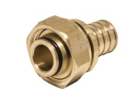 АКС. Накидная гайка (под КОНУС)  латун 16*3/4 F  "VER-PRO"  (300/10шт)