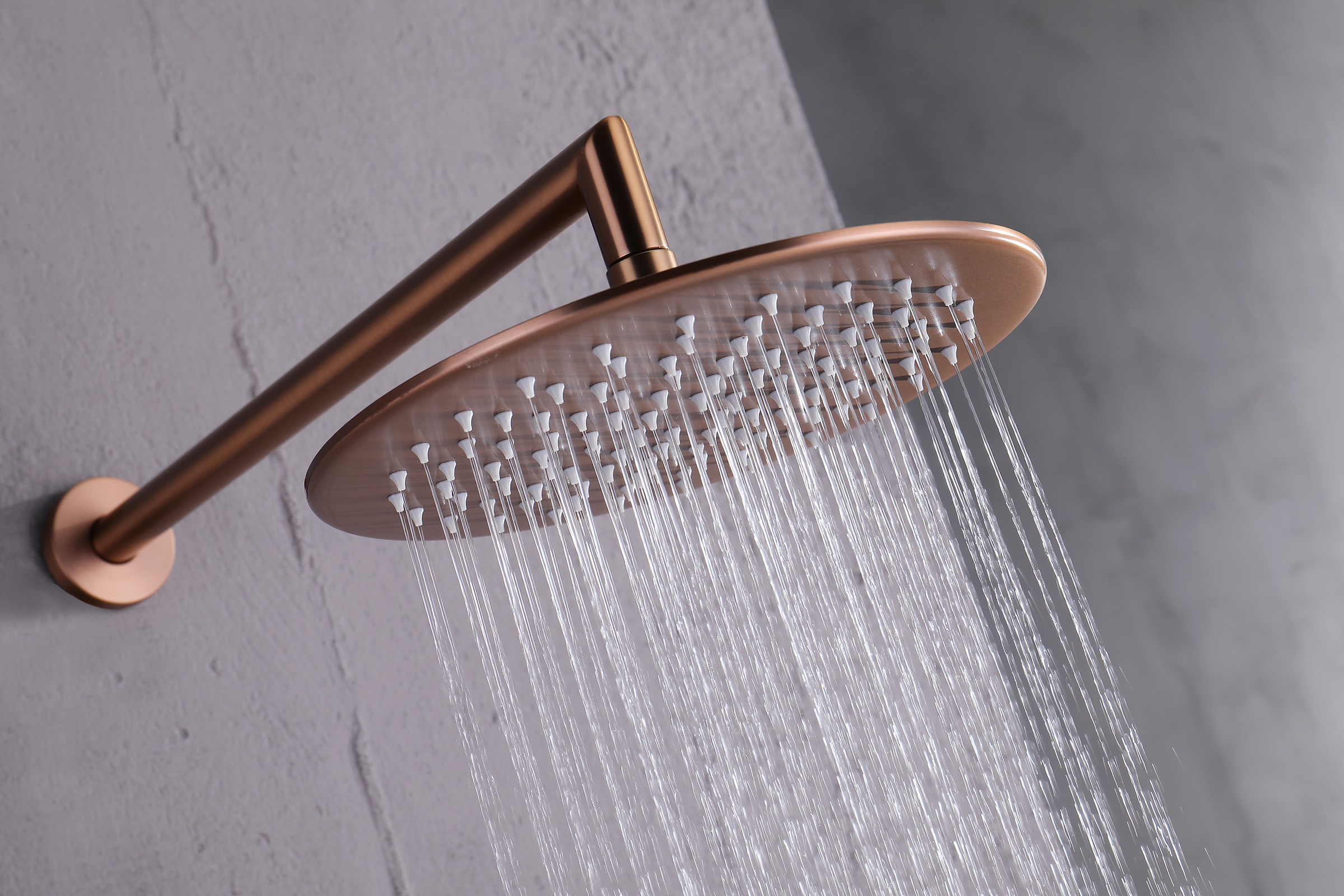 19165-R Смеситель встраиваемый для душа с 3-функ. (Роз. Золото) GANZER (6/1шт)