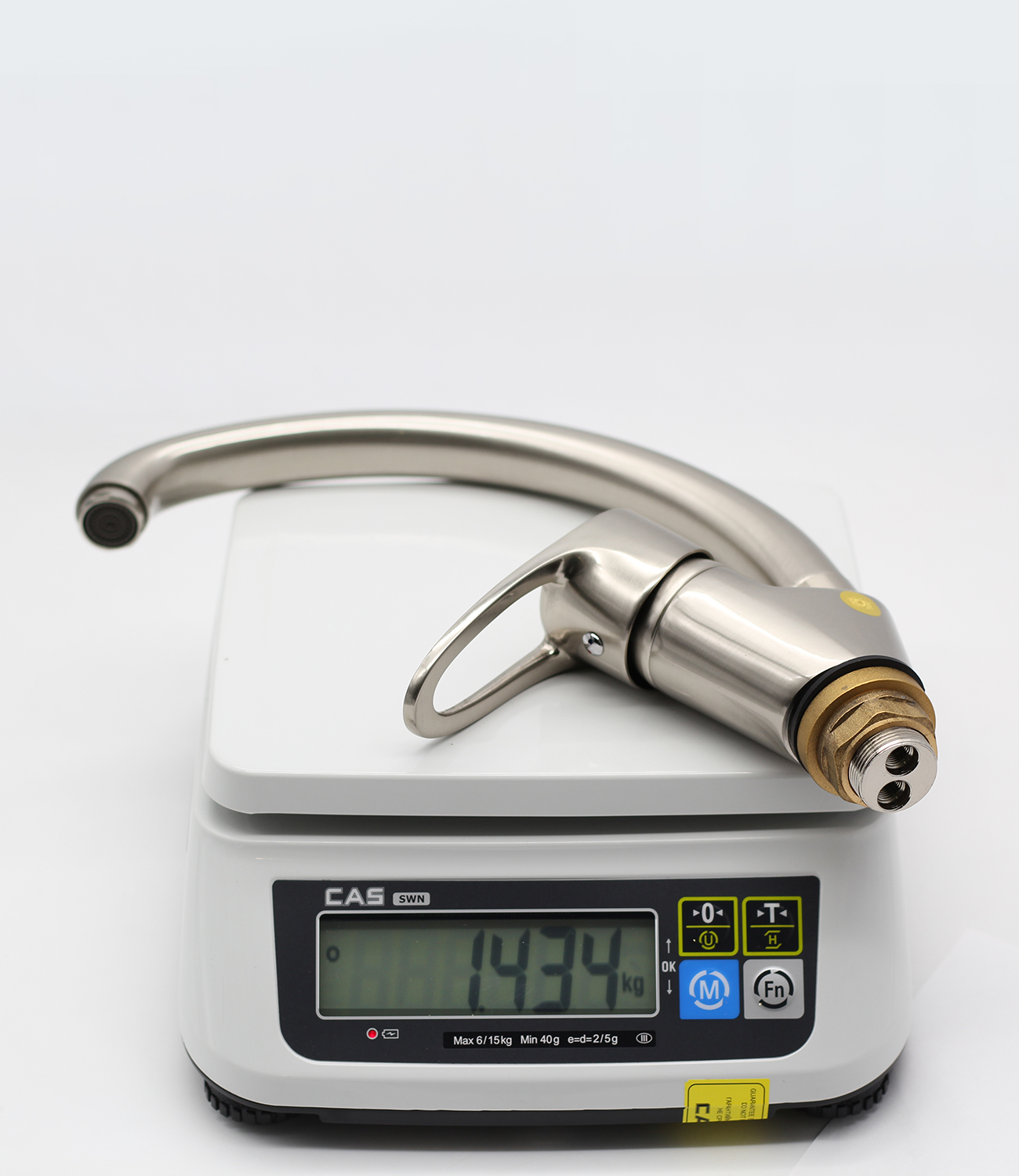 10021-G  Смеситель (САТИН) для кухни "GANZER"  (10/1шт)