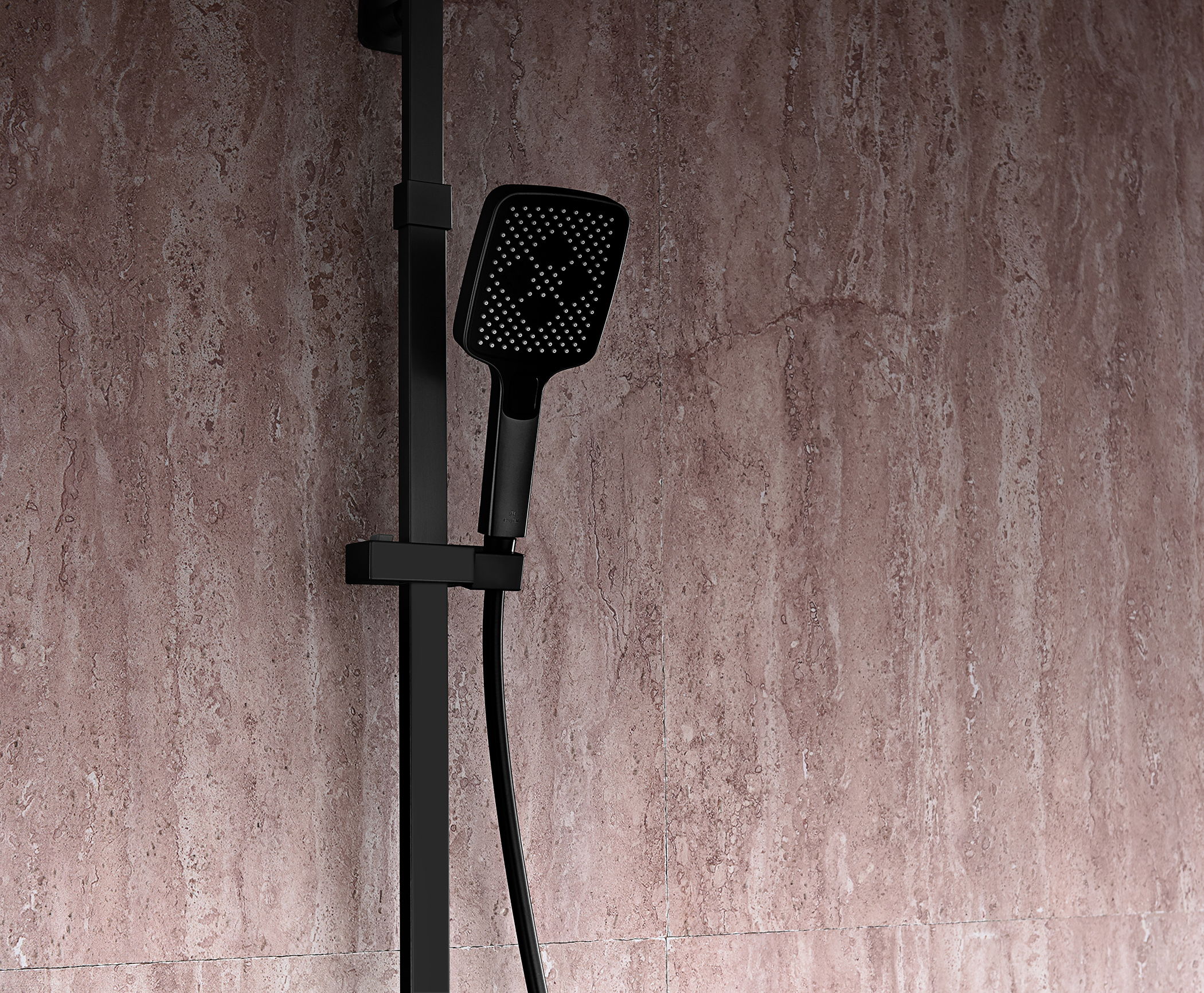 44161-C Душевая система (ЧЕРНЫЙ) GANZER (5/1шт)