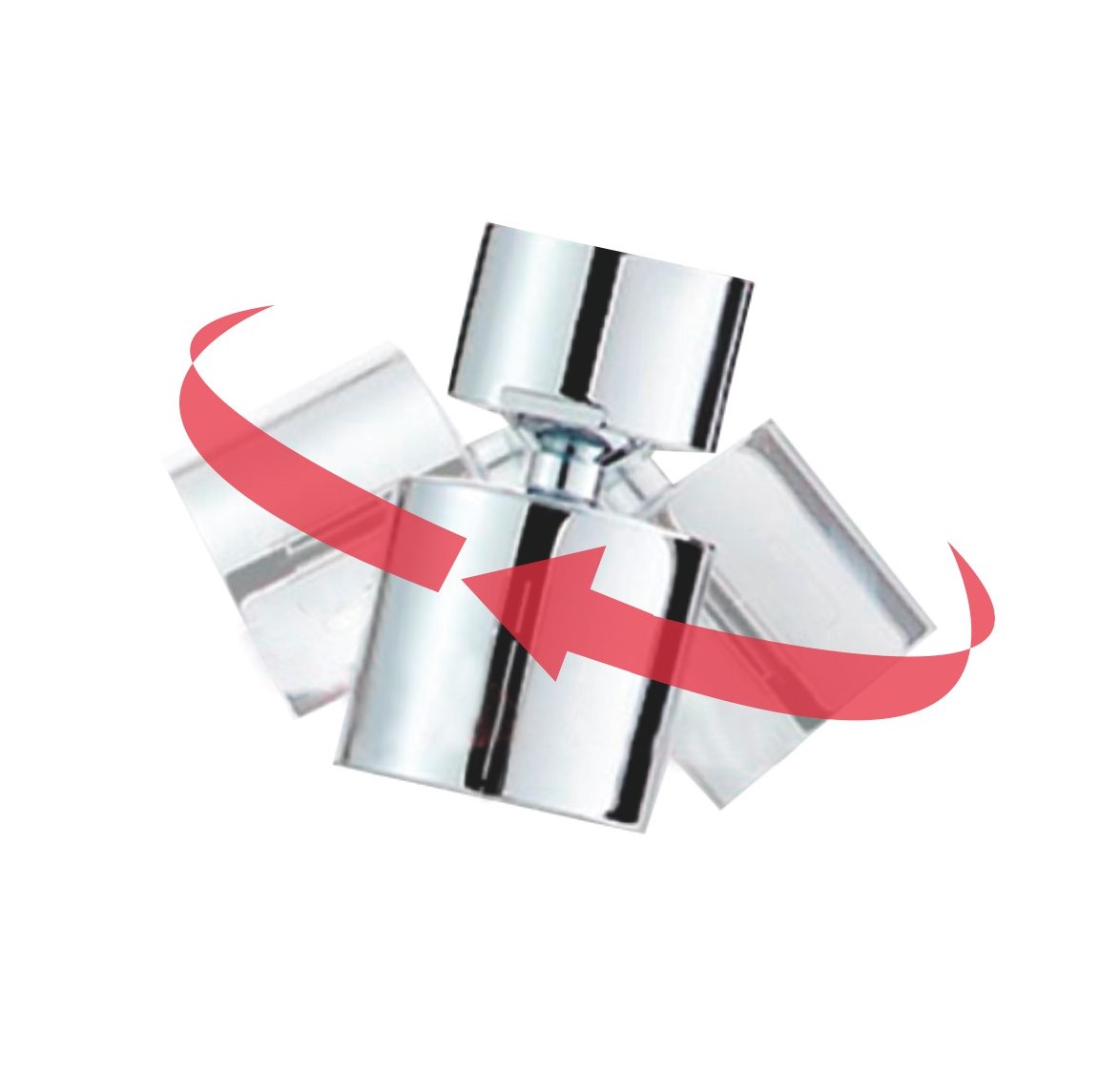 012-5 Аэратор универс. ШАРНИР. с 2-я функцями HANSEN (140/1шт)