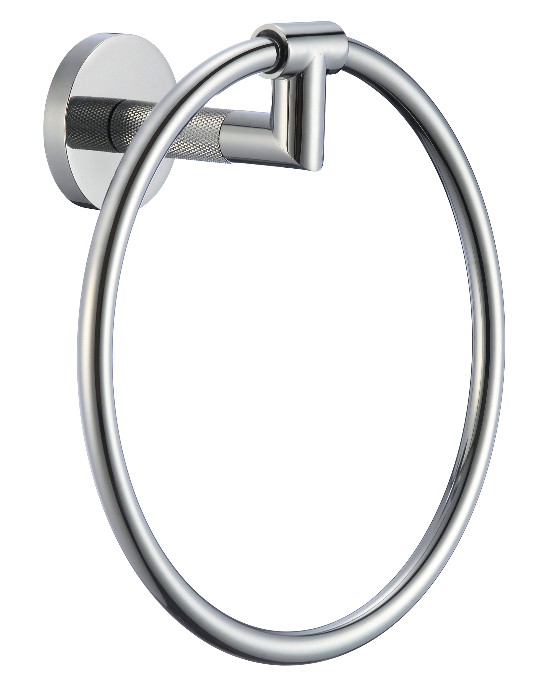 19540 Полотенцедержатель кольцевой (ХРОМ) GANZER  (20/1шт)