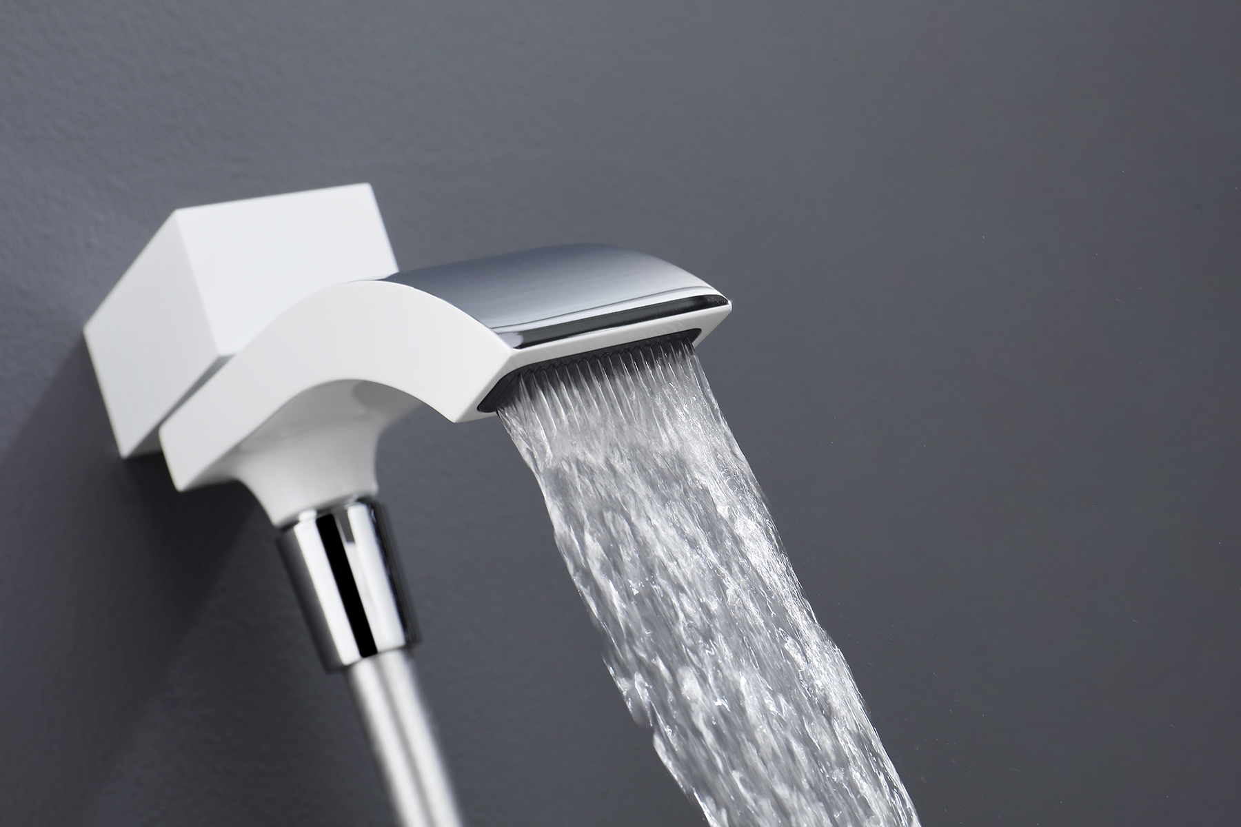 44165-F Смеситель встраиваемый для душа с 3-функ. (Белый/Хром) GANZER (6/1шт)