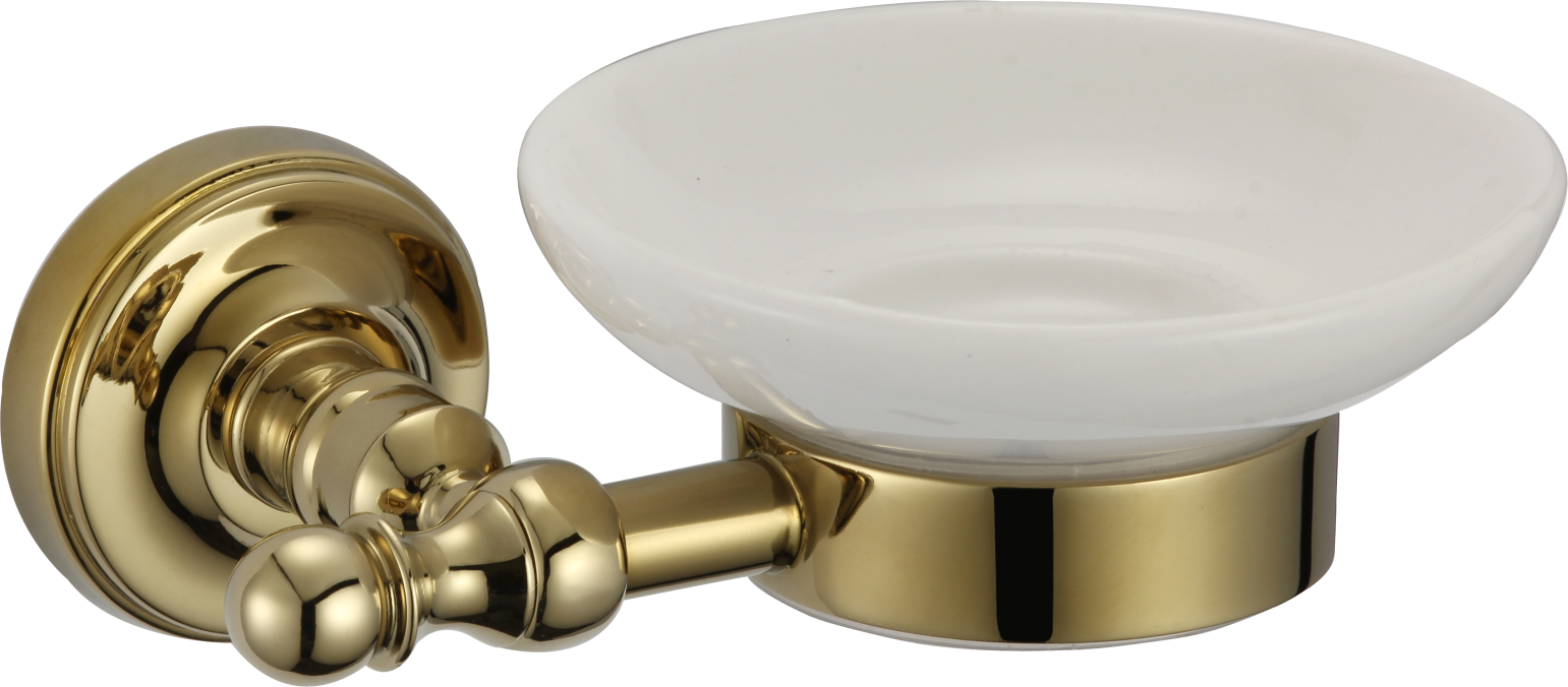 31020-E Мыльница стекло (настенный) (ЗОЛОТО) GANZER (20/1шт)