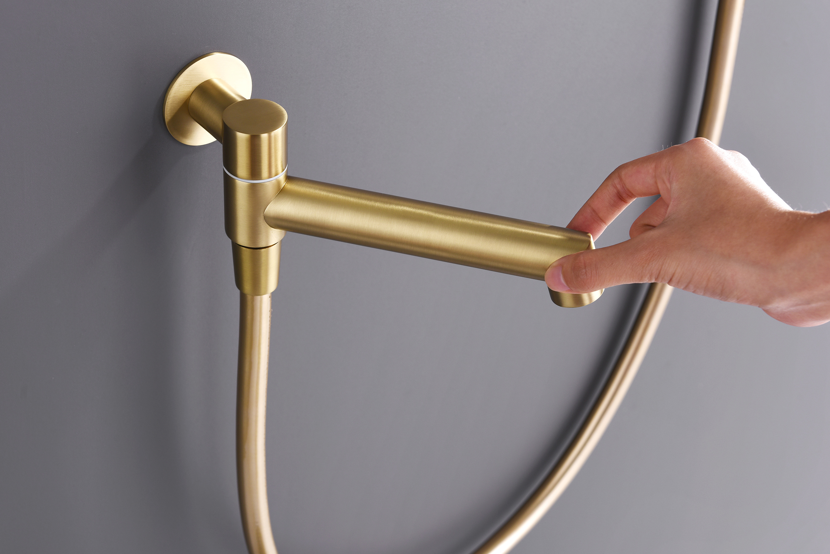 19165-S Смеситель встраиваемый для душа с 3-функ. (Мат. Золото) GANZER (6/1шт)