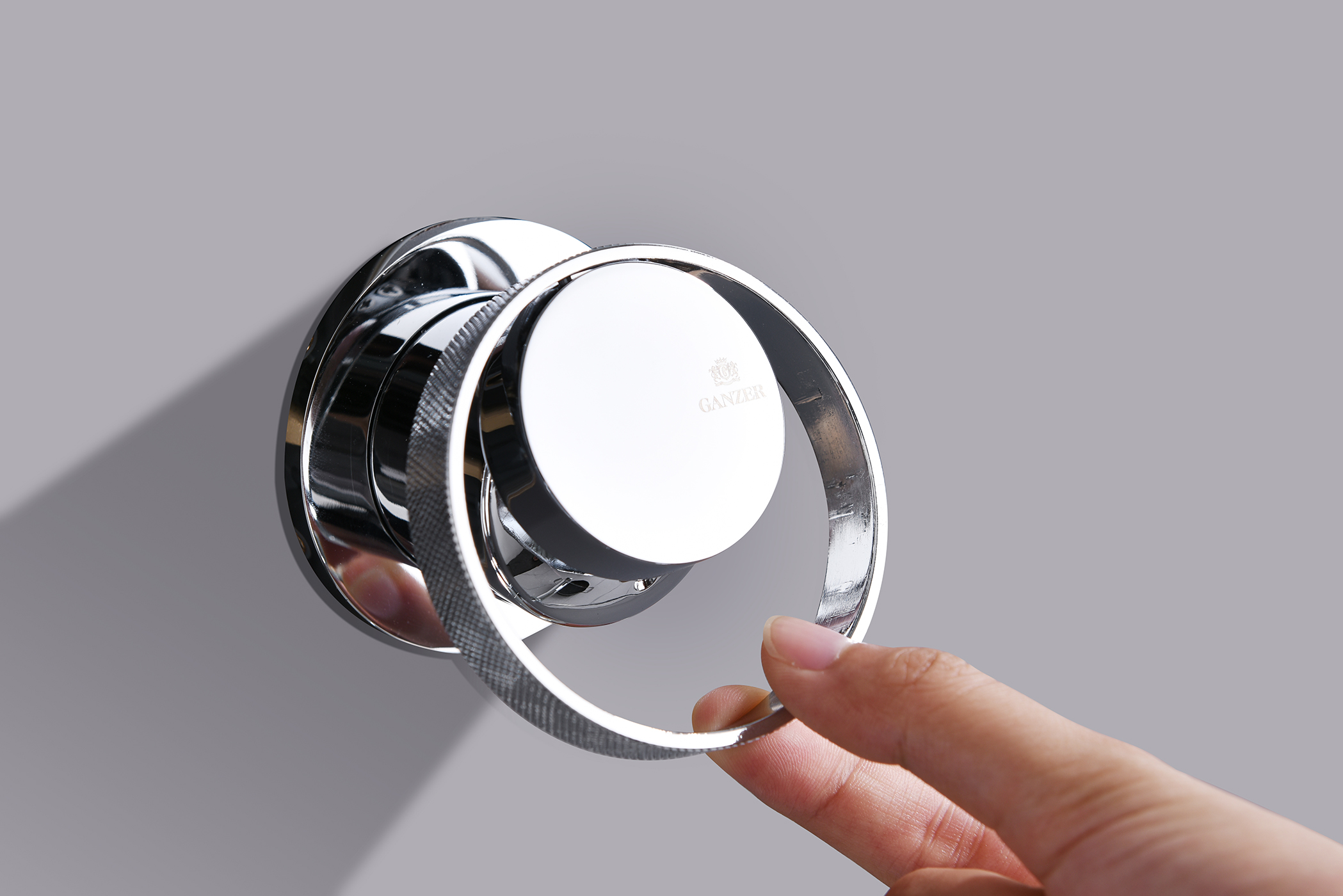 19165 Смеситель встраиваемый для душа с 3-функ. (ХРОМ) GANZER (6/1шт)