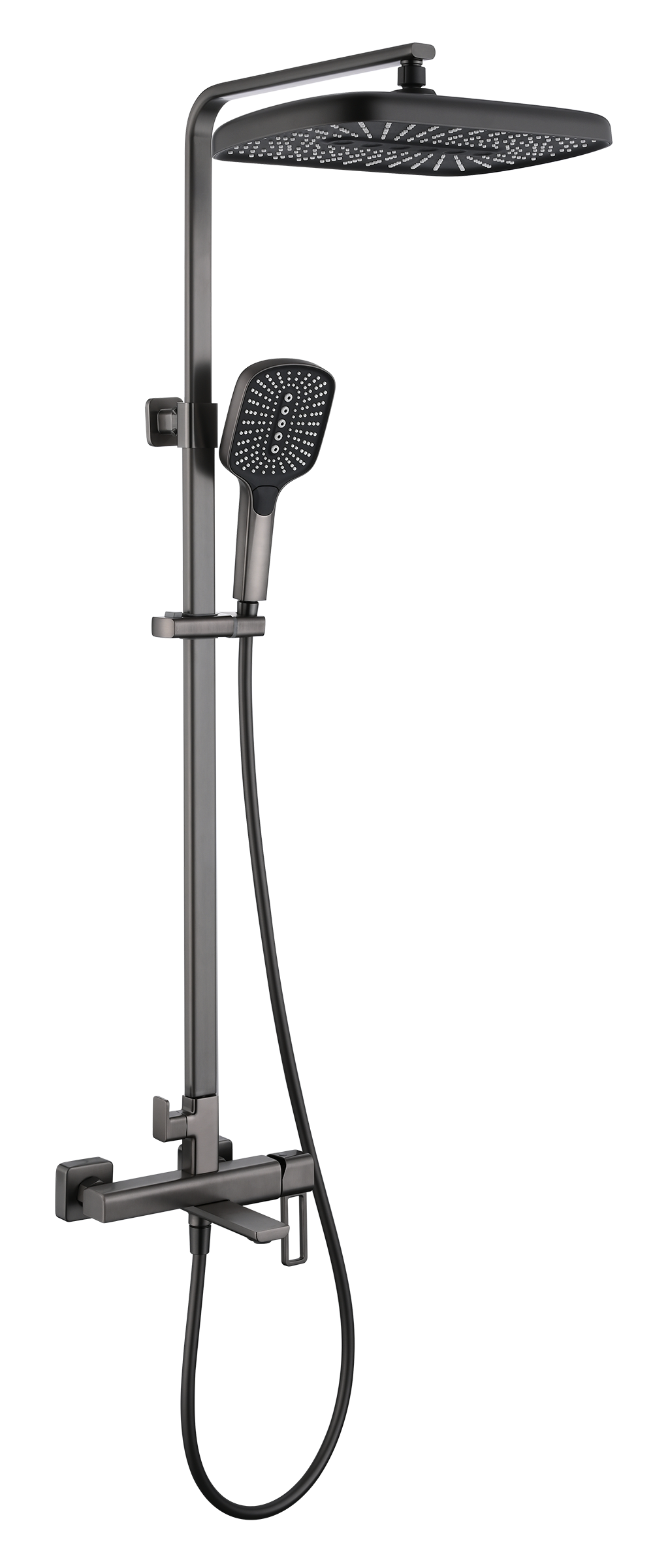 12163-Q Душевая система (ГРАФИТ) GANZER (5/1шт)