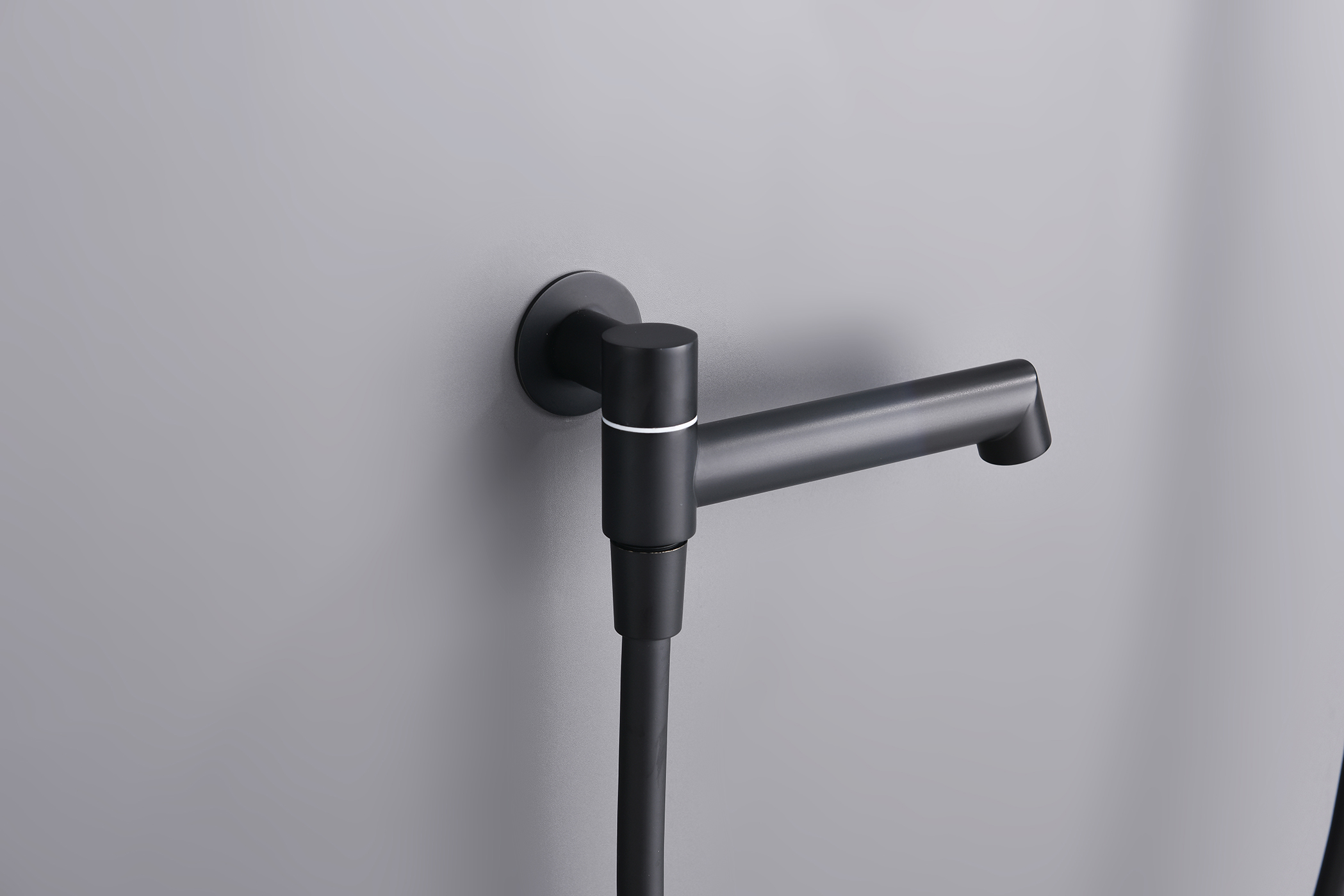 19165-C Смеситель встраиваемый для душа с 3-функ. (ЧЕРНЫЙ) GANZER (6/1шт)