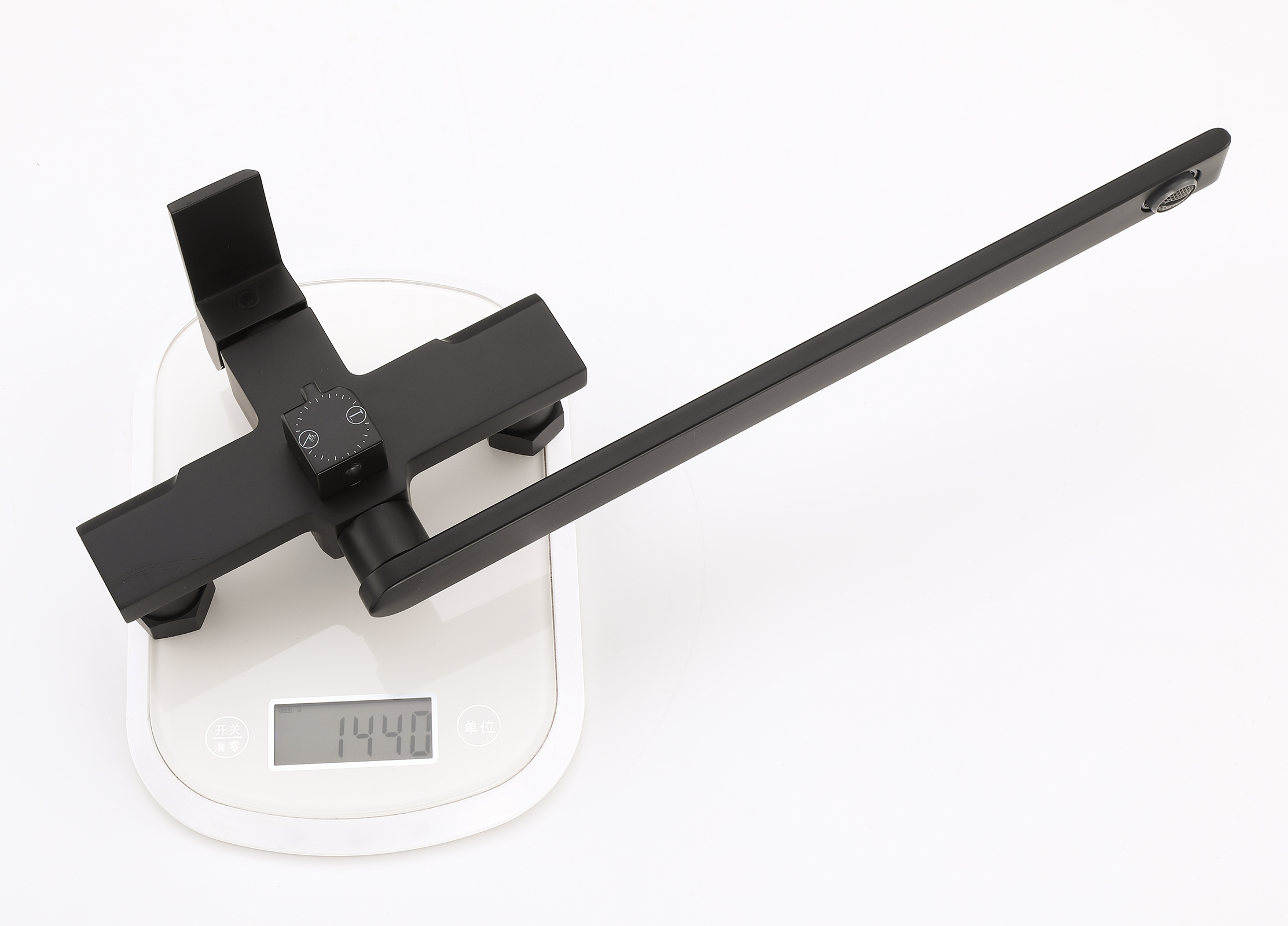 22095-C Смеситель для ванны (ЧЕРНЫЙ) HansenPRO  (10/1шт)