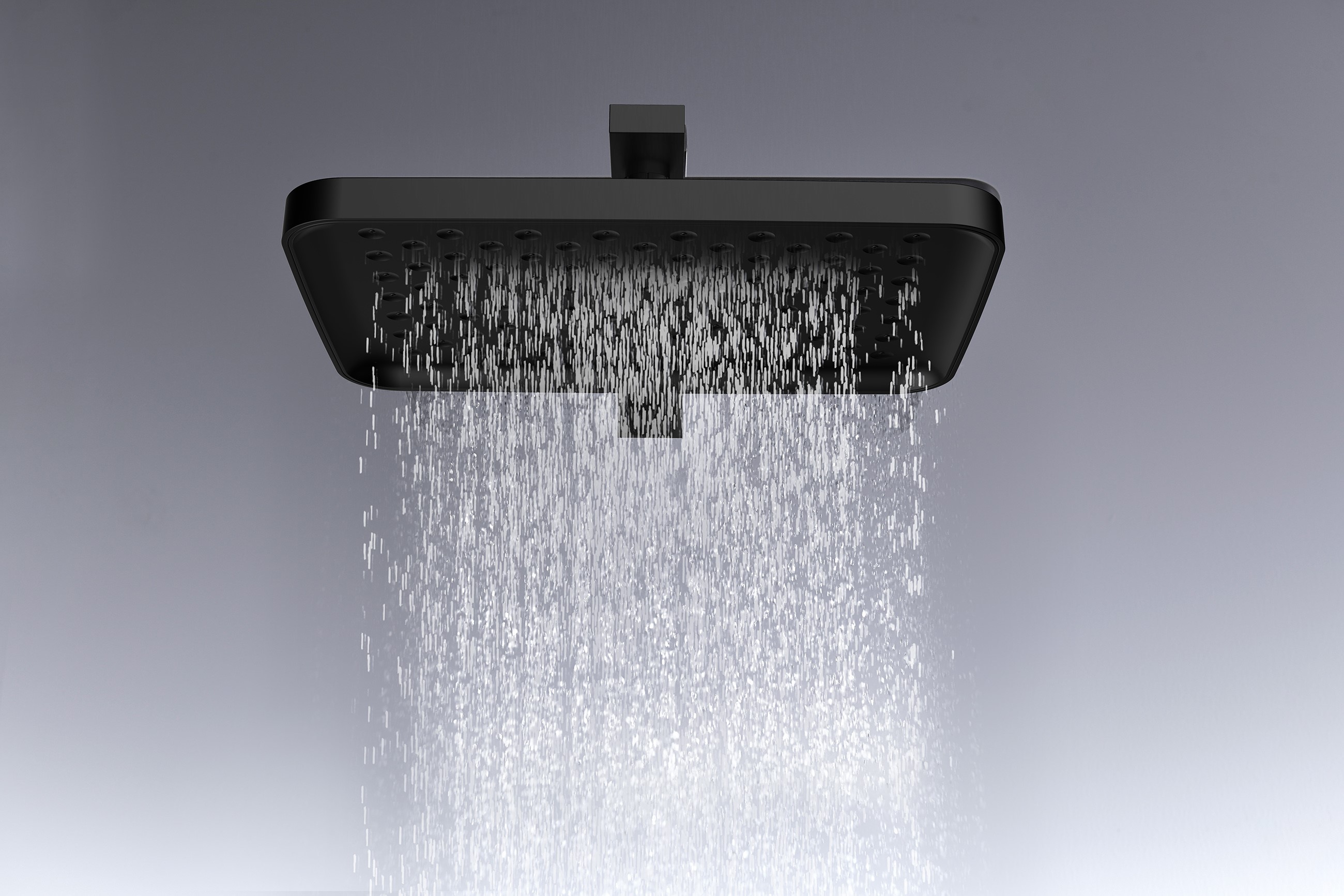 05165-C Смеситель встраиваемый для душа с 3-функ. (ЧЕРНЫЙ) GANZER (6/1шт)