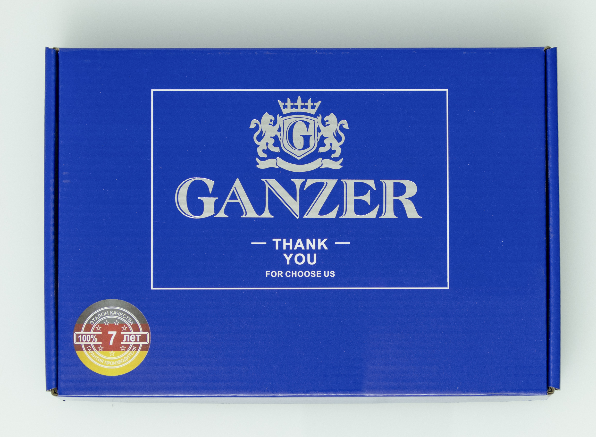 Кнопка для инсталляции с  КРУГ. клав. (ГРАФИТ)  GANZER  (24/1шт)