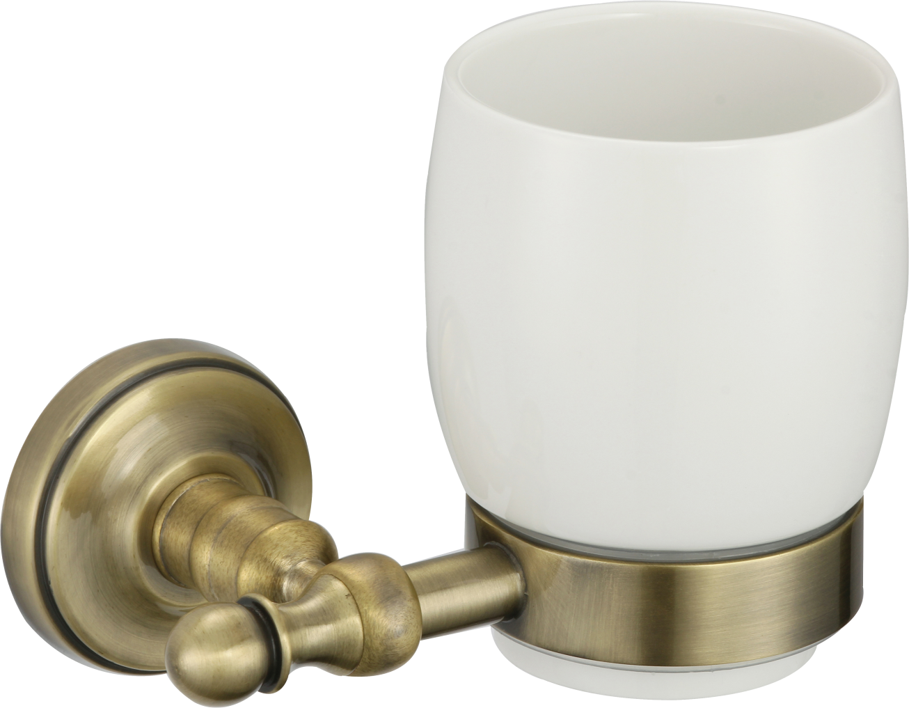 31060-D Стакан стекло (настенный) (БРОНЗА) GANZER (20/1шт)