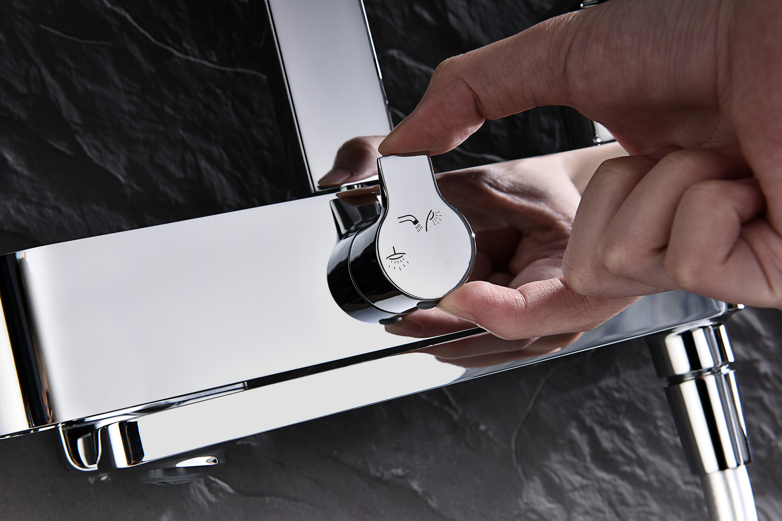 07162 Душевая система (ХРОМ) GANZER (5/1шт)