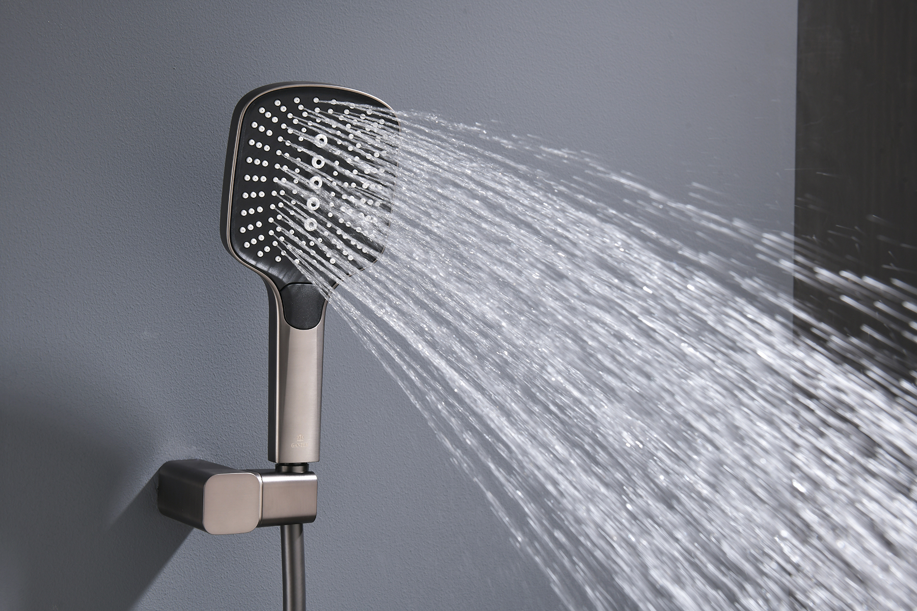 12165-Q Смеситель встраиваемый для душа с 3-функ. (ГРАФИТ) GANZER (6/1шт)