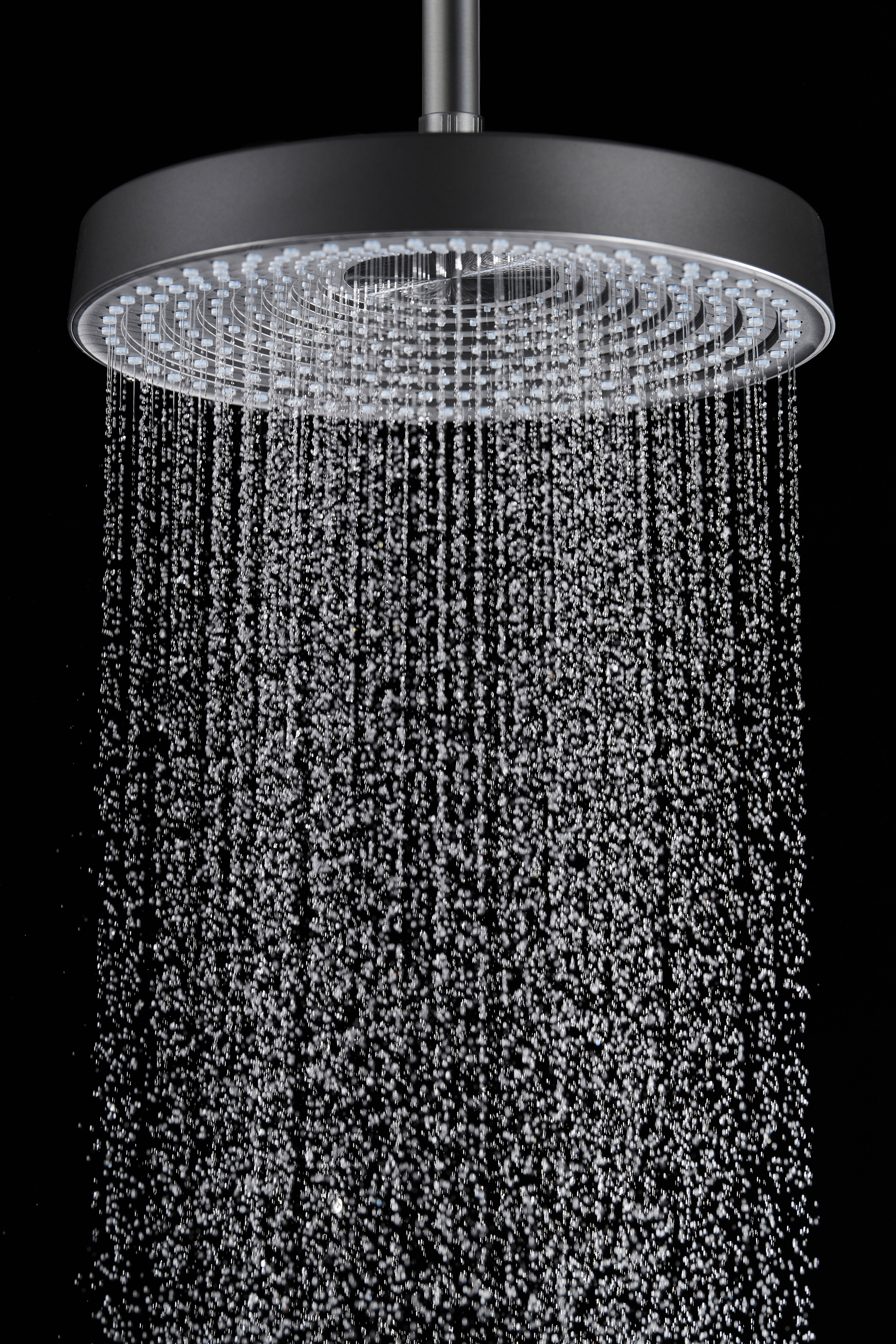 10529-Q Тропическая лейка, круглая 30см (ГРАФИТ)  GANZER  (12/1шт)