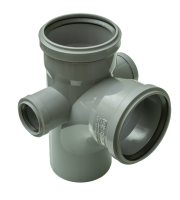 ПВХ Крест. 2-х пл. (пятерник) Ф110х110х50х50*90 левый/правый (8/1шт)