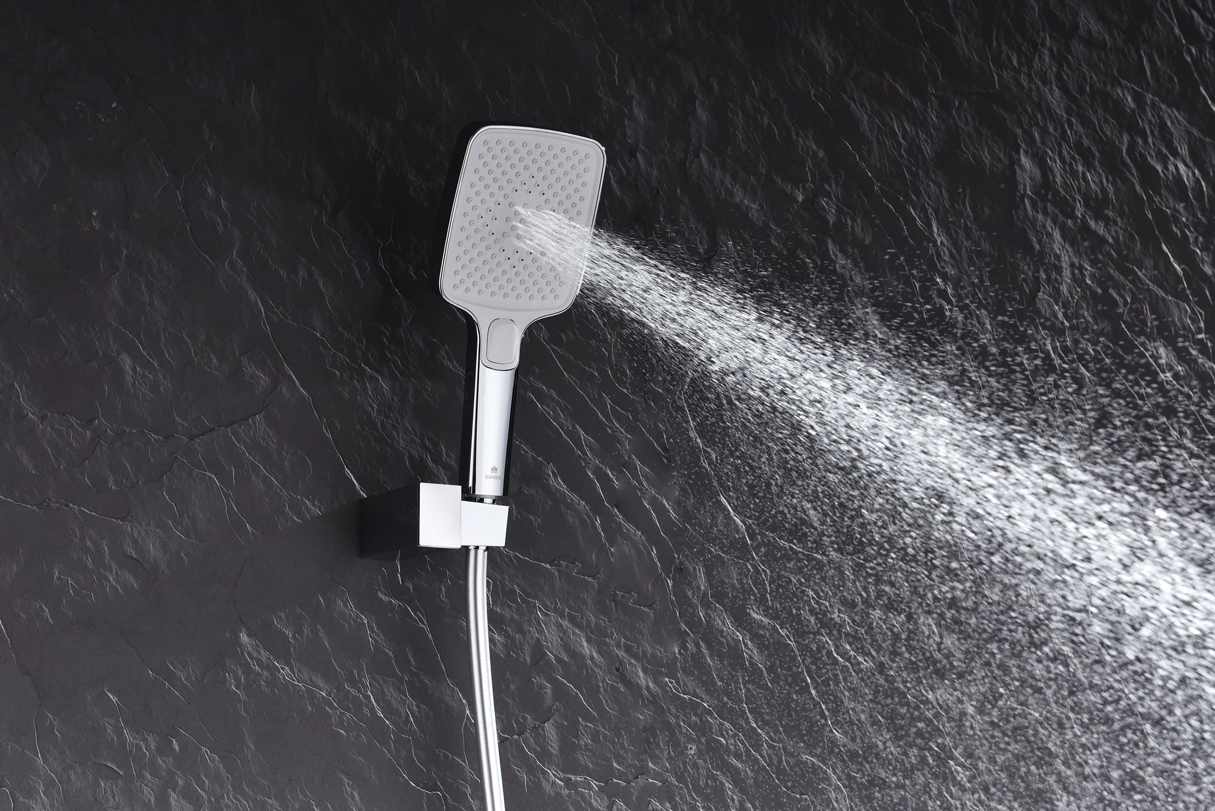 44165 Смеситель встраиваемый для душа с 3-функ. (ХРОМ) GANZER (6/1шт)