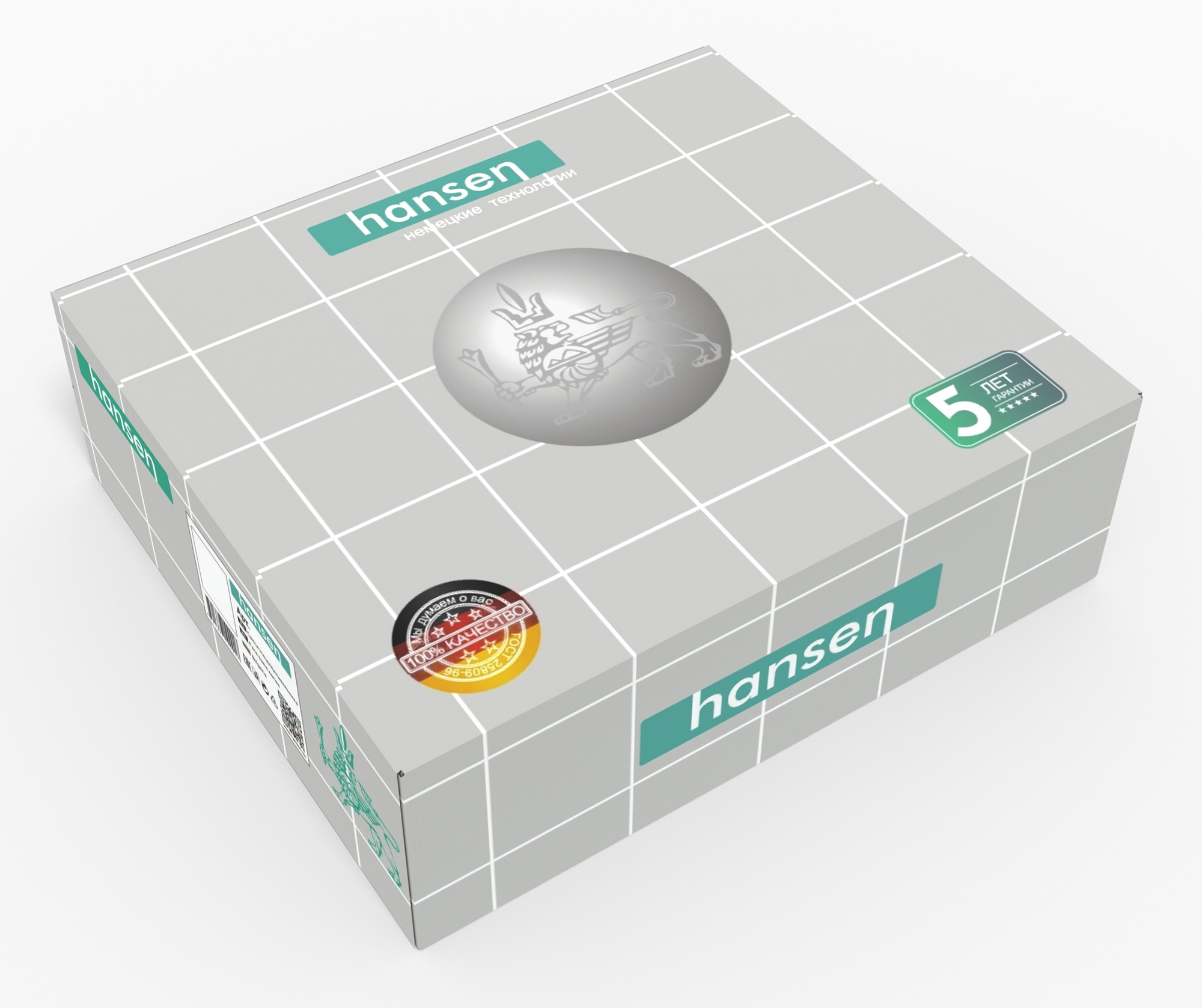 10031 Смеситель для умывальника HANSEN  (10/1шт)