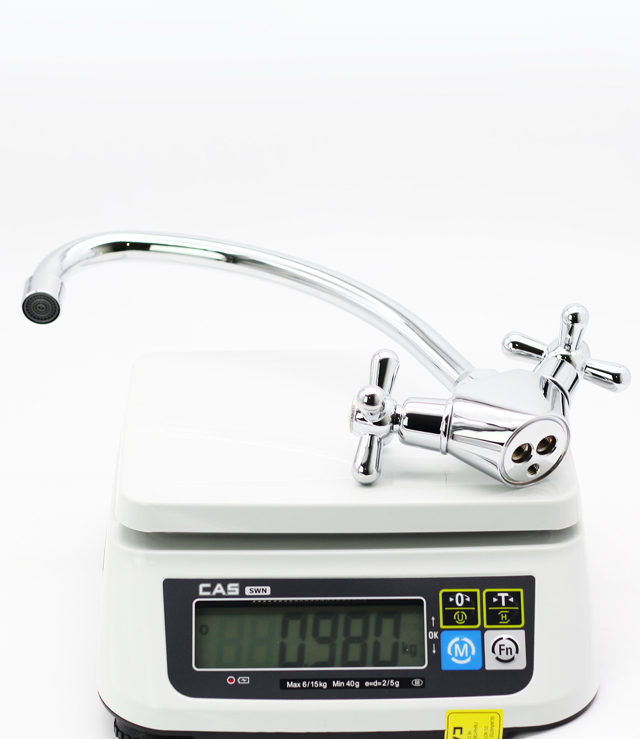 13022 Смеситель двухвентельный для кухни "GANZER"  (10/1шт)