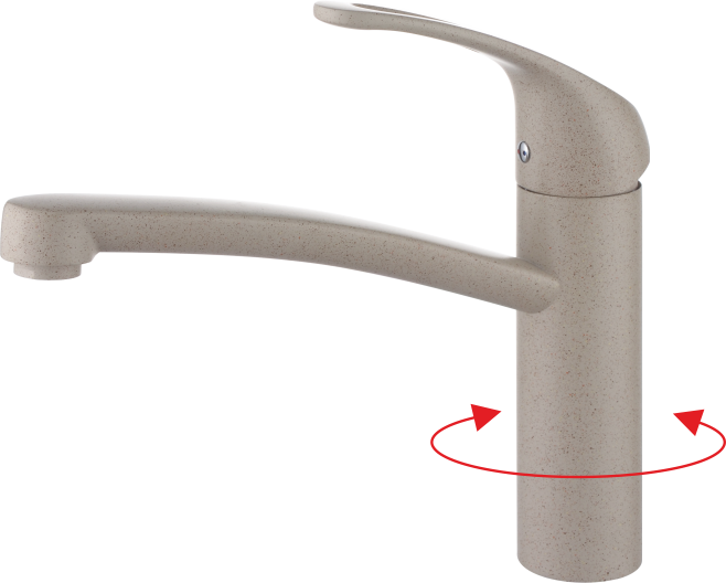 16024-B Смеситель одноруч. для кухни GANZER  (10/1шт)  Л/К