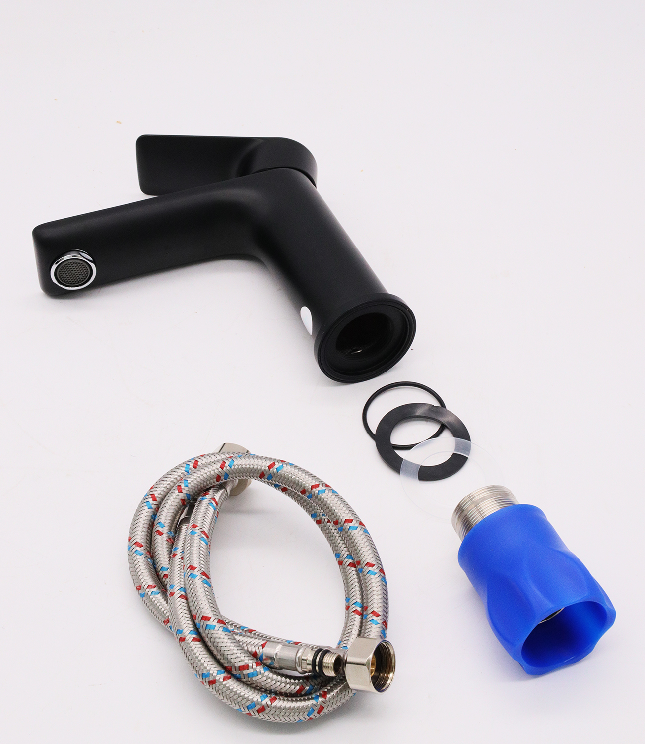 21011-С Смеситель для умыв. (ЧЕНЫЙ) "GANZER" Л/К