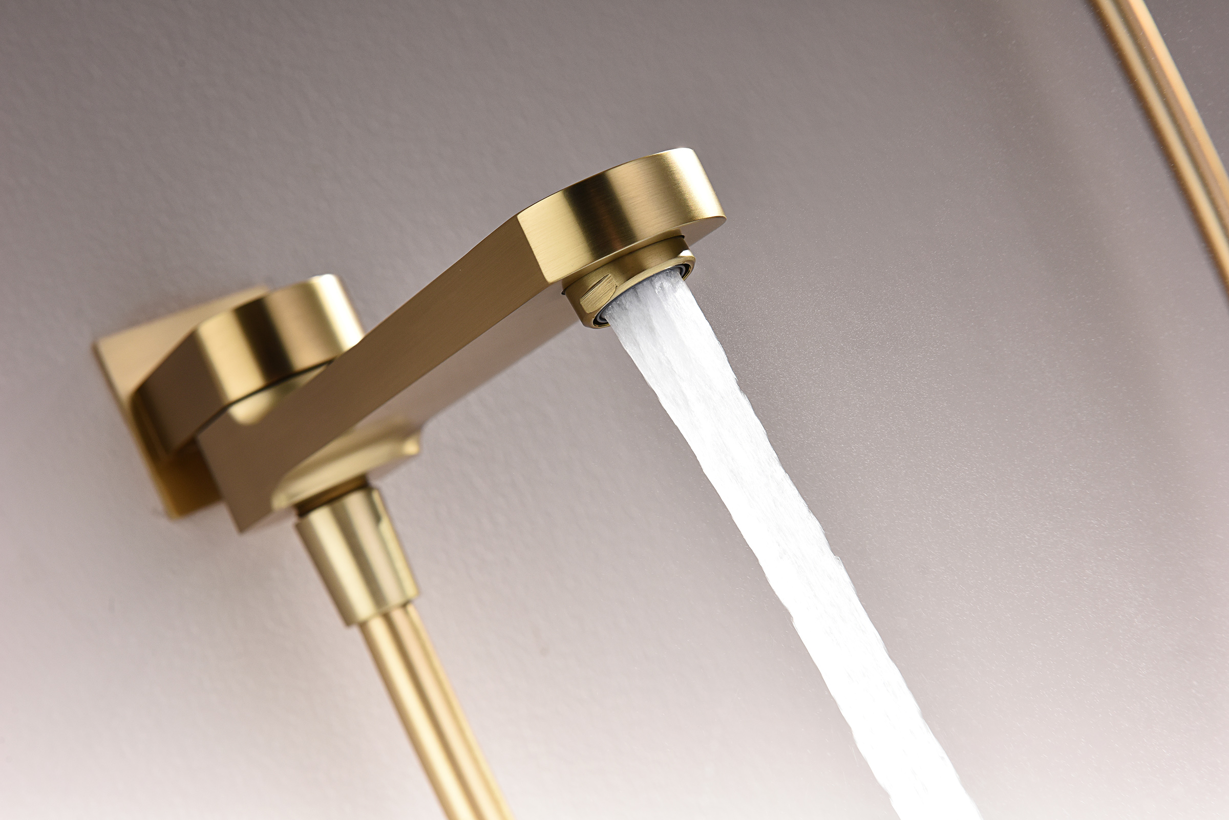 06165-S Смеситель встраиваемый для душа с 3-функ. (Мат. Золото) GANZER (6/1шт)