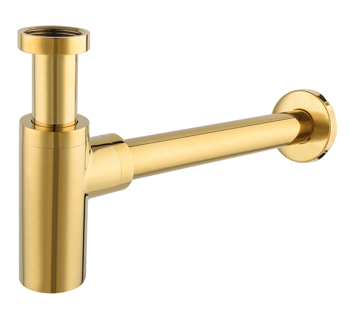 Сифон МЕТАЛЛ. (ЗОЛОТО)  GANZER  (20/1шт)