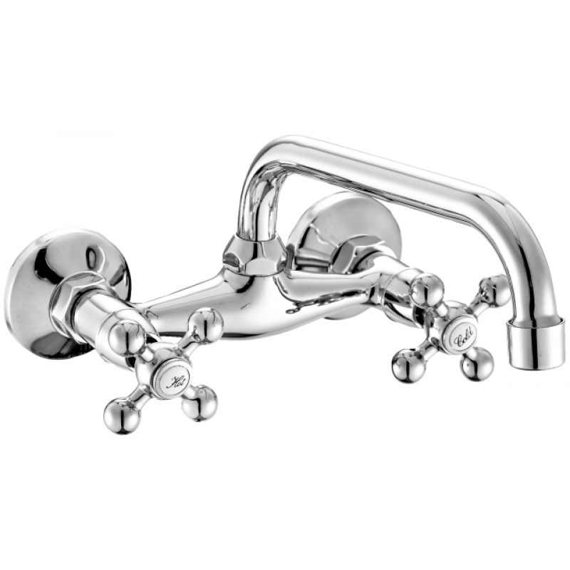 47055 См-ль настенный 2х ручный для кухни HANSEN  (10/1шт)