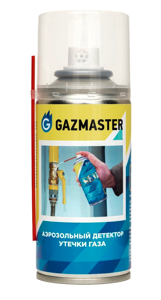 Аэрозольный детектор утечки газа, баллон 130мл. GAZMASTER  (12/1шт)