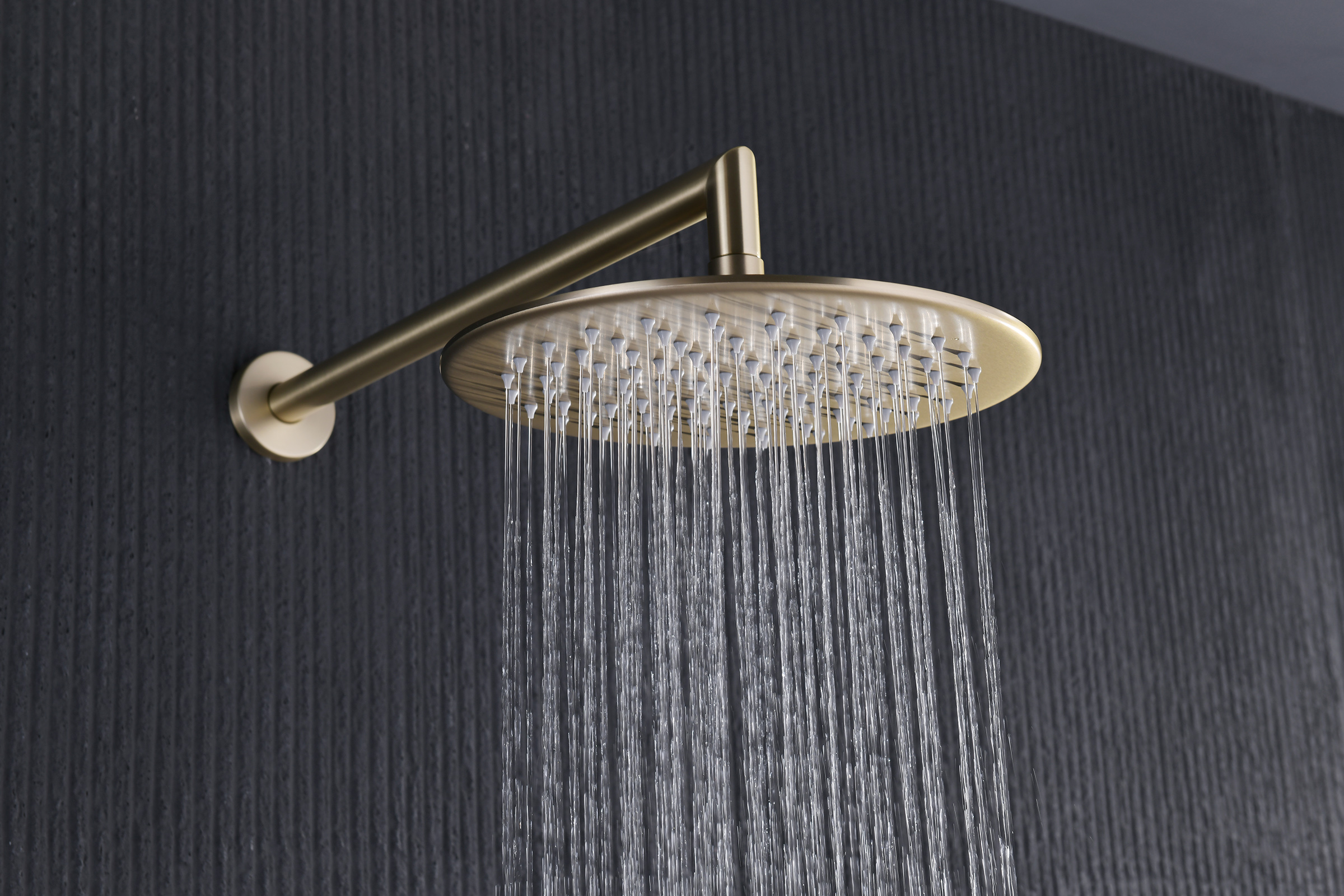 19164-S Встроенный смес для душа с 2-функ. (Мат. Золото) GANZER  (6/1шт)