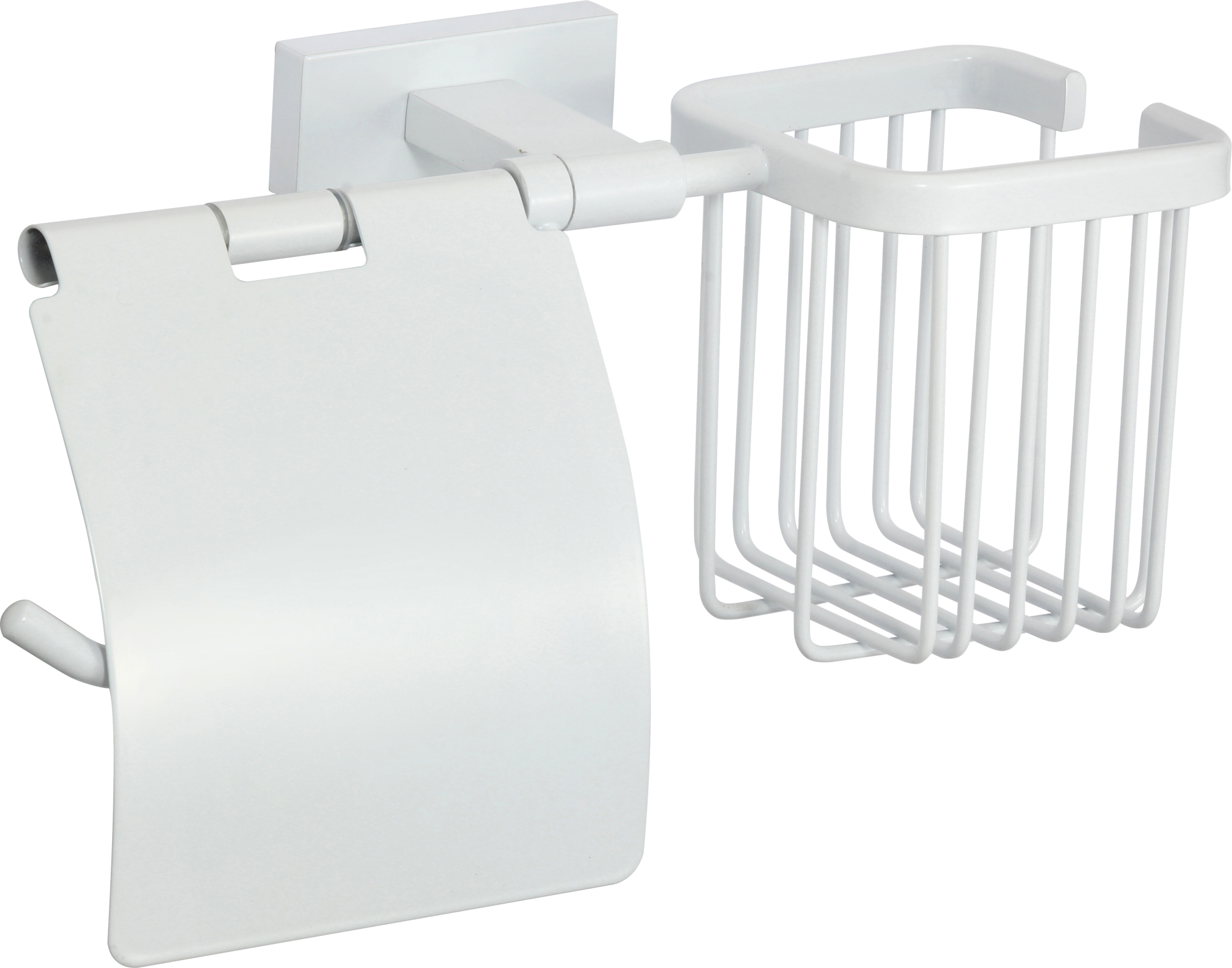 88031L-F Б/держатель+осв. левый (БЕЛЫЙ) GANZER (10/1шт)