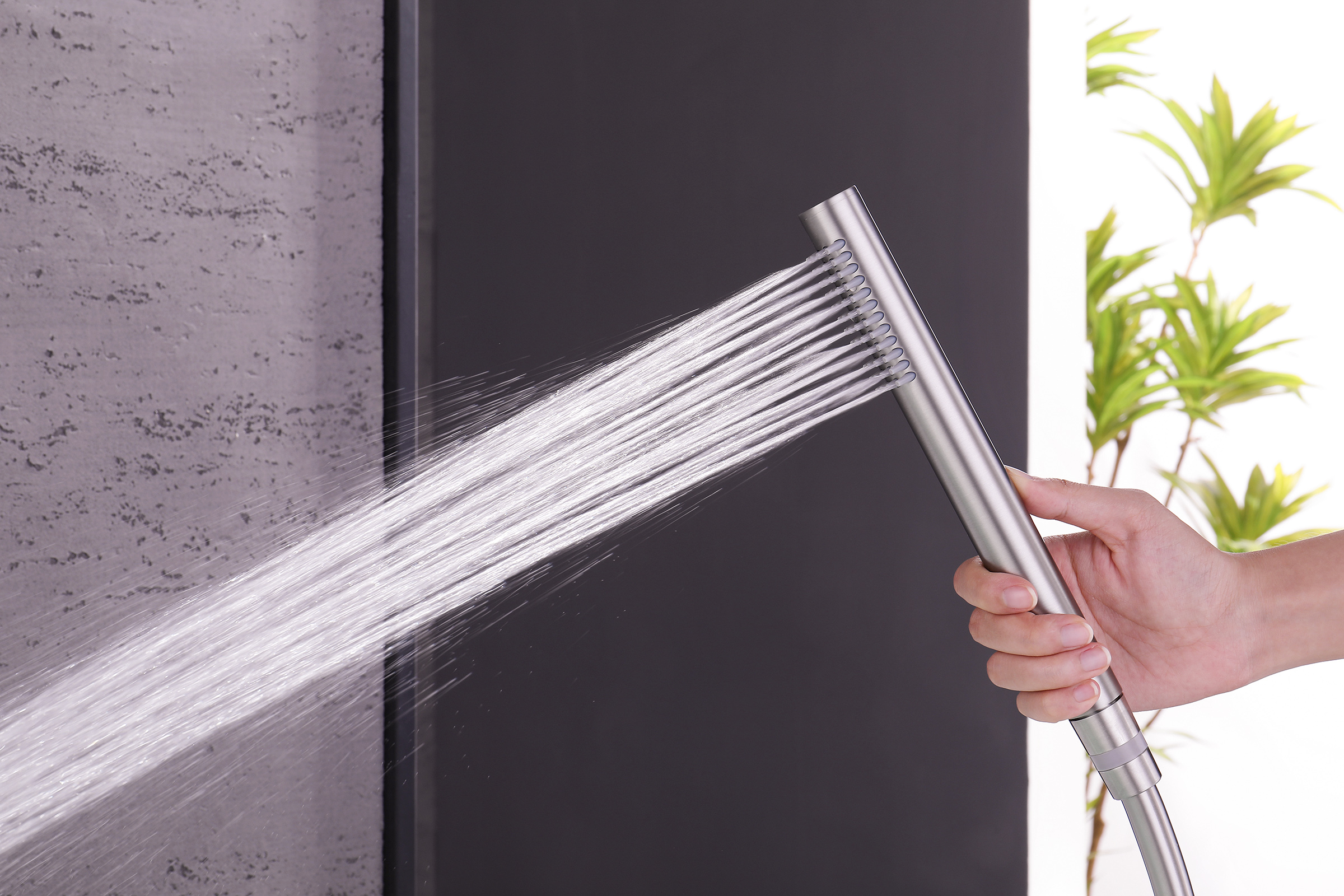 19132-G Смеситель од. для ванны кор. (САТИН)  GANZER  (8/1шт)