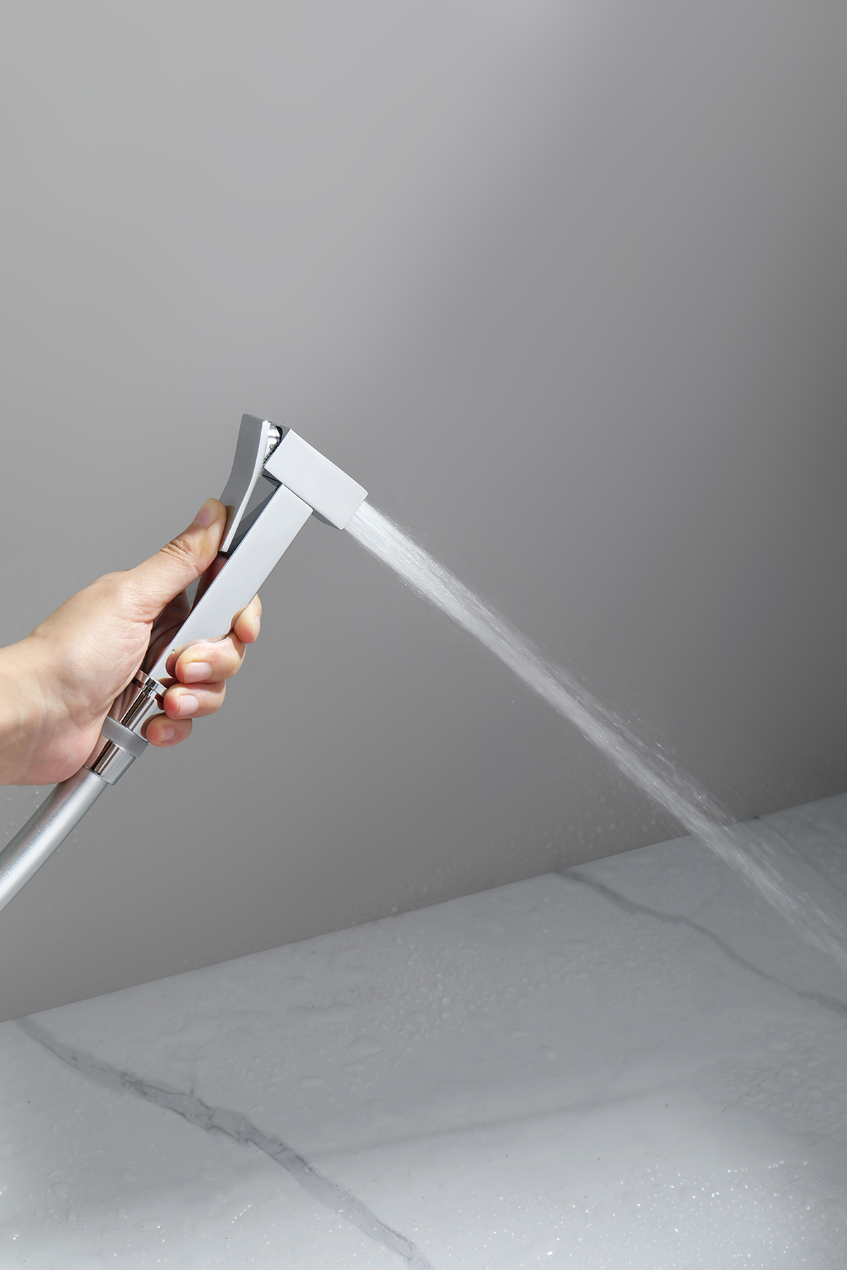 01157 Смеситель встраиваемый с ГИГ. душом (ХРОМ) GANZER (10/1шт)