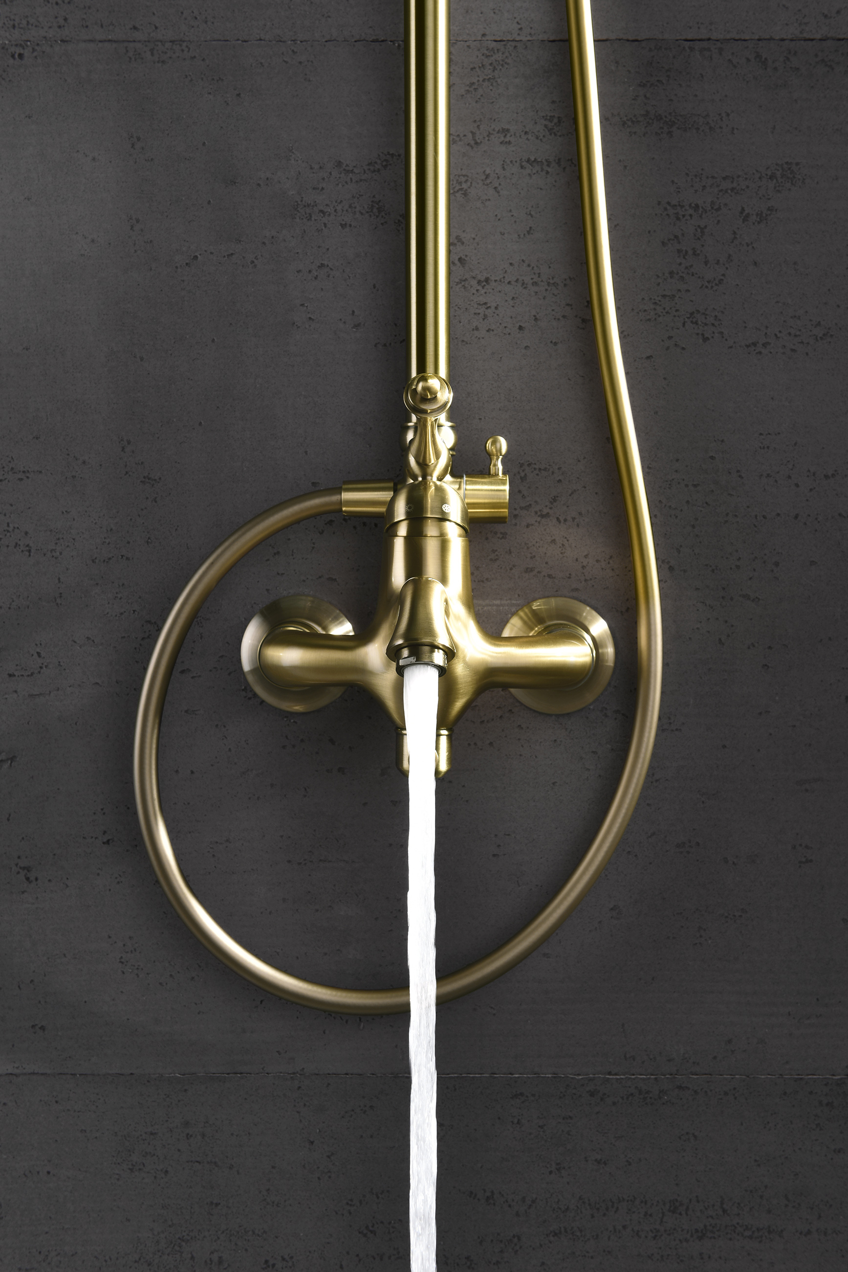 77161-D Душевая система (БРОНЗА) GANZER (4/1шт)