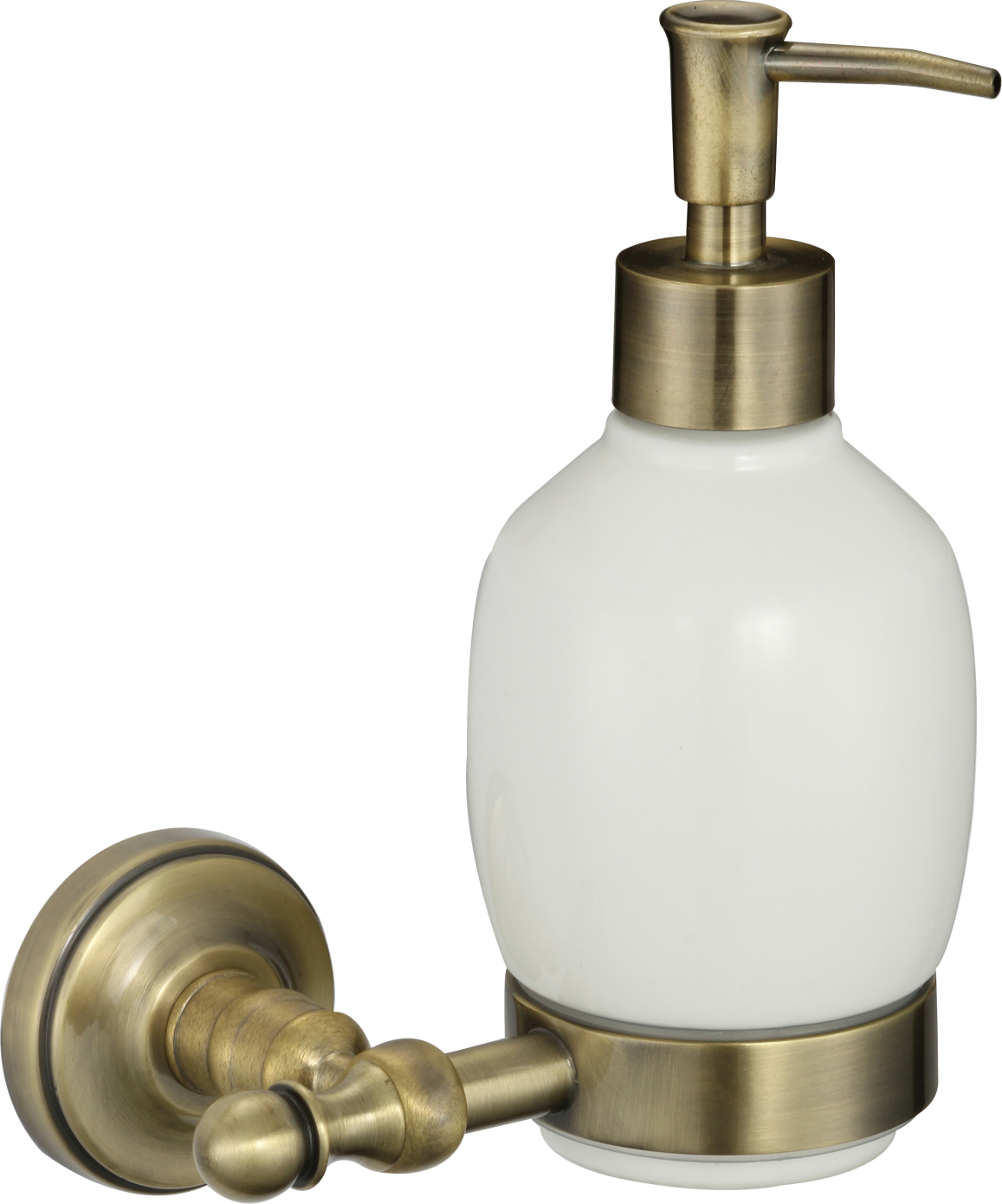 31021-D Дозатор жидкого мыла наст. (БРОНЗА) GANZER  (20/1шт)