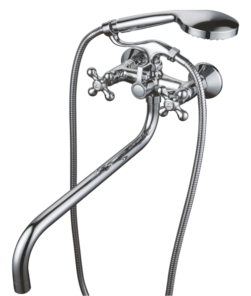 17041 Смеситель двухвентельный для ванны "GANZER"