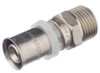 Пресс муфта 20 х 1/2 M  ViEiR  (240/10шт)