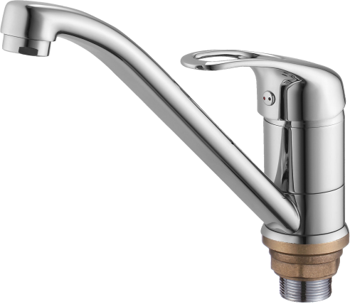 08022 Смеситель однорычажный для кухни "GANZER"  (10/1шт)