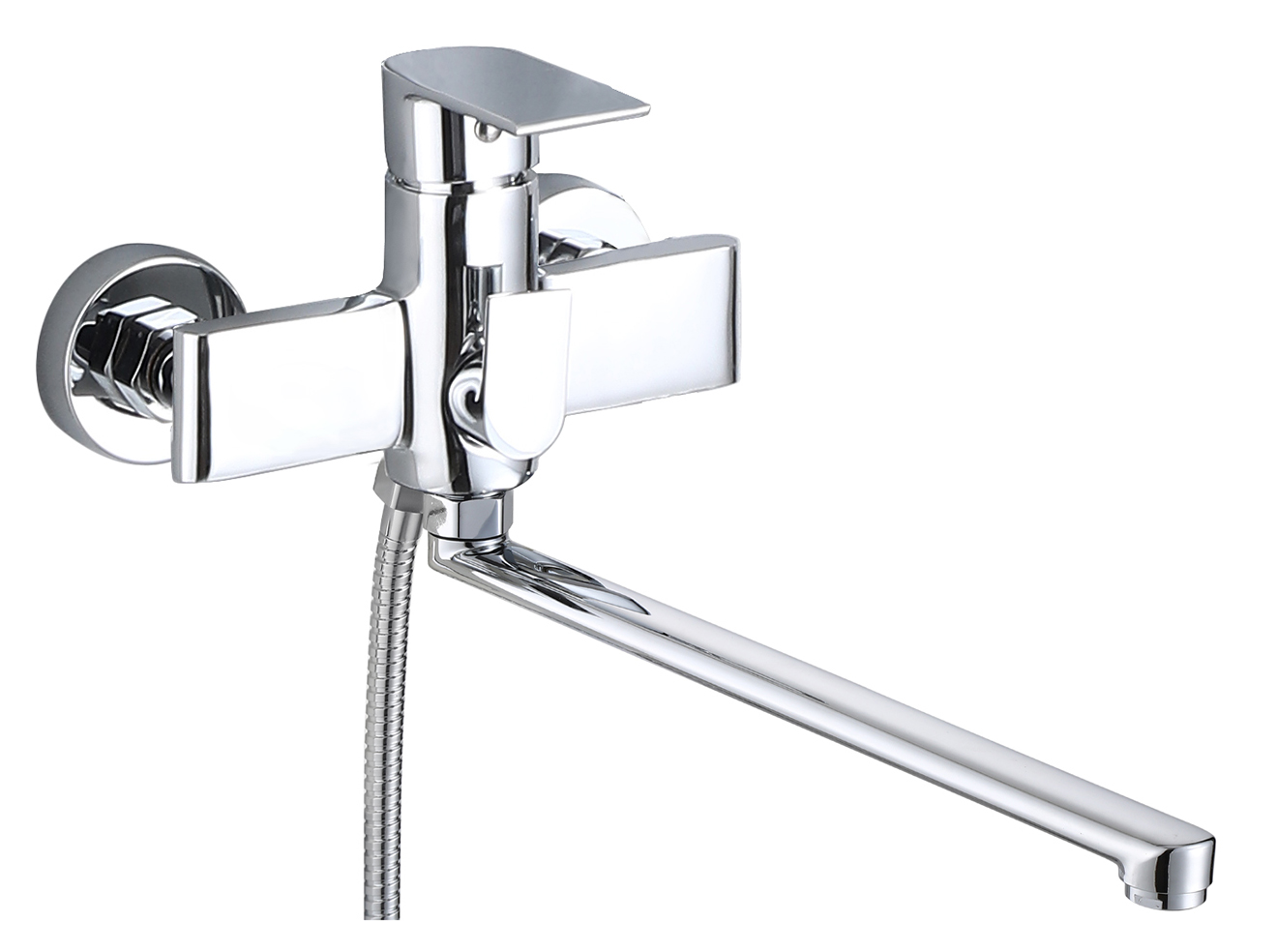 22019 Смеситель для ванны (ХРОМ) HANSEN  (10/1шт)