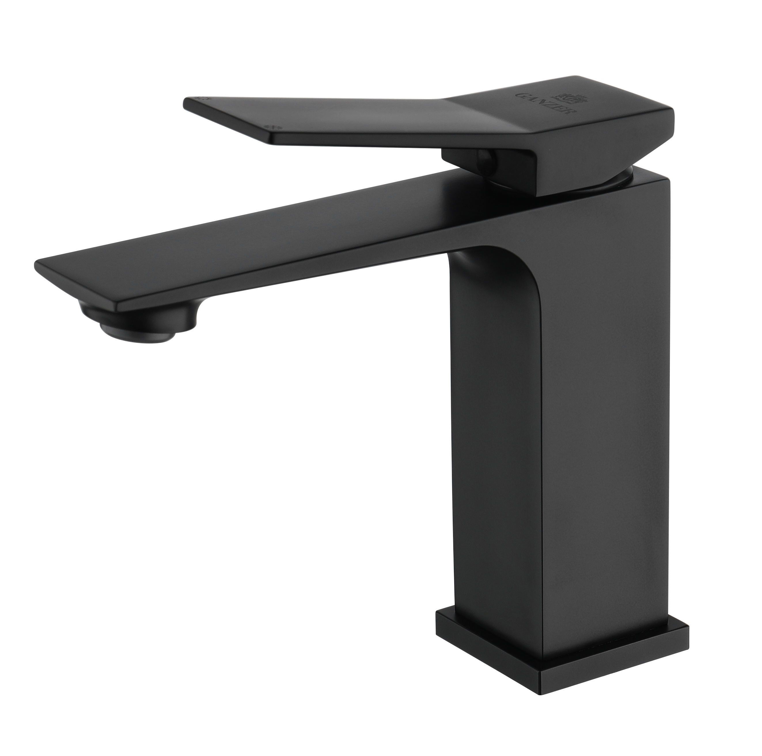 05111-C Смеситель од. для раковины (ЧЕРНЫЙ) GANZER (10/1шт)